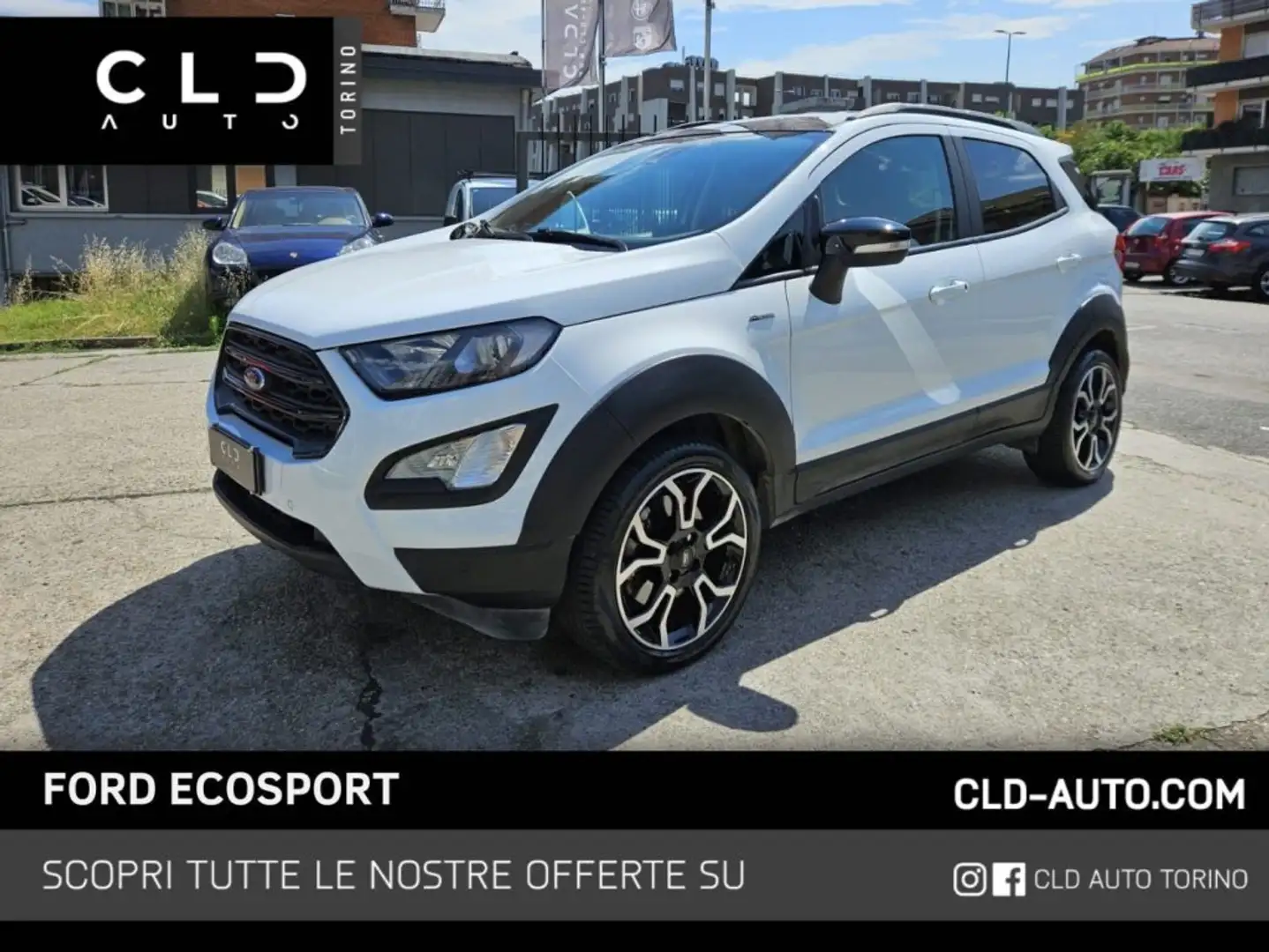 Ford EcoSport 1.0 EcoBoost 125 CV Start&Stop Active Bianco - 1
