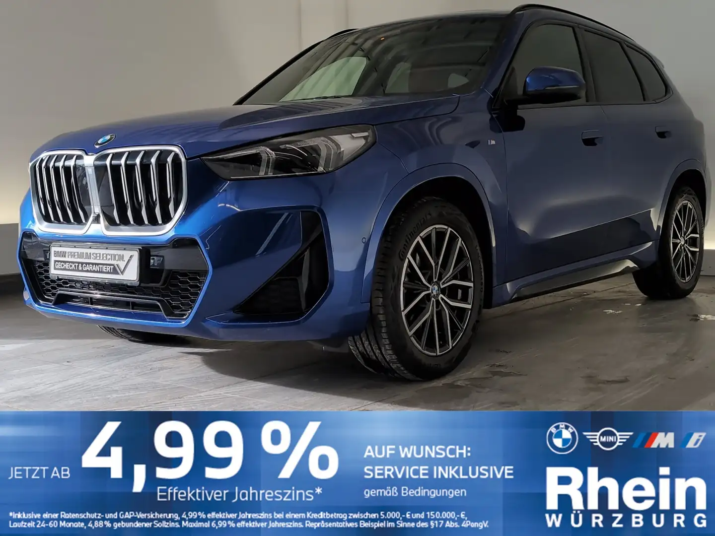 BMW X1 xDrive20d M Sport Navi/LED/Pano/AHK/DrAs/PaAs Navi Blau - 1