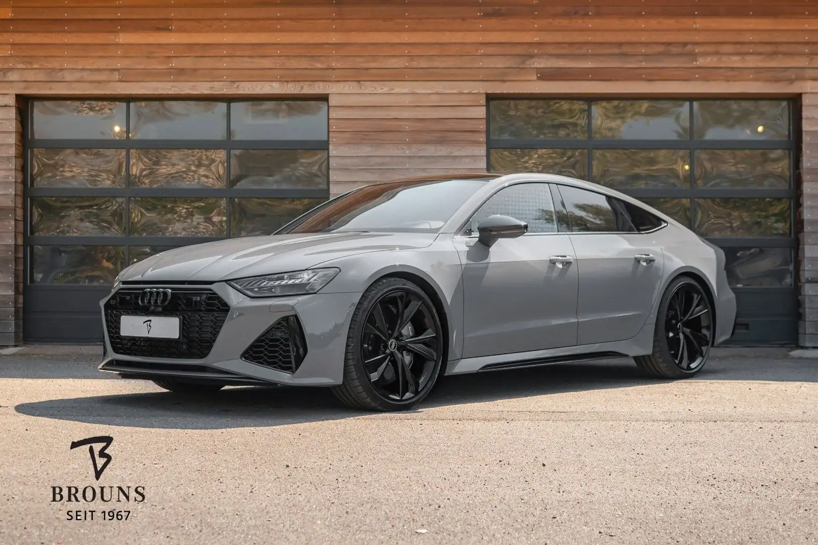 Audi RS7 Quattro |DynPlus|KeramBrems|B&O|HUD|360|SoCl Szürke - 1