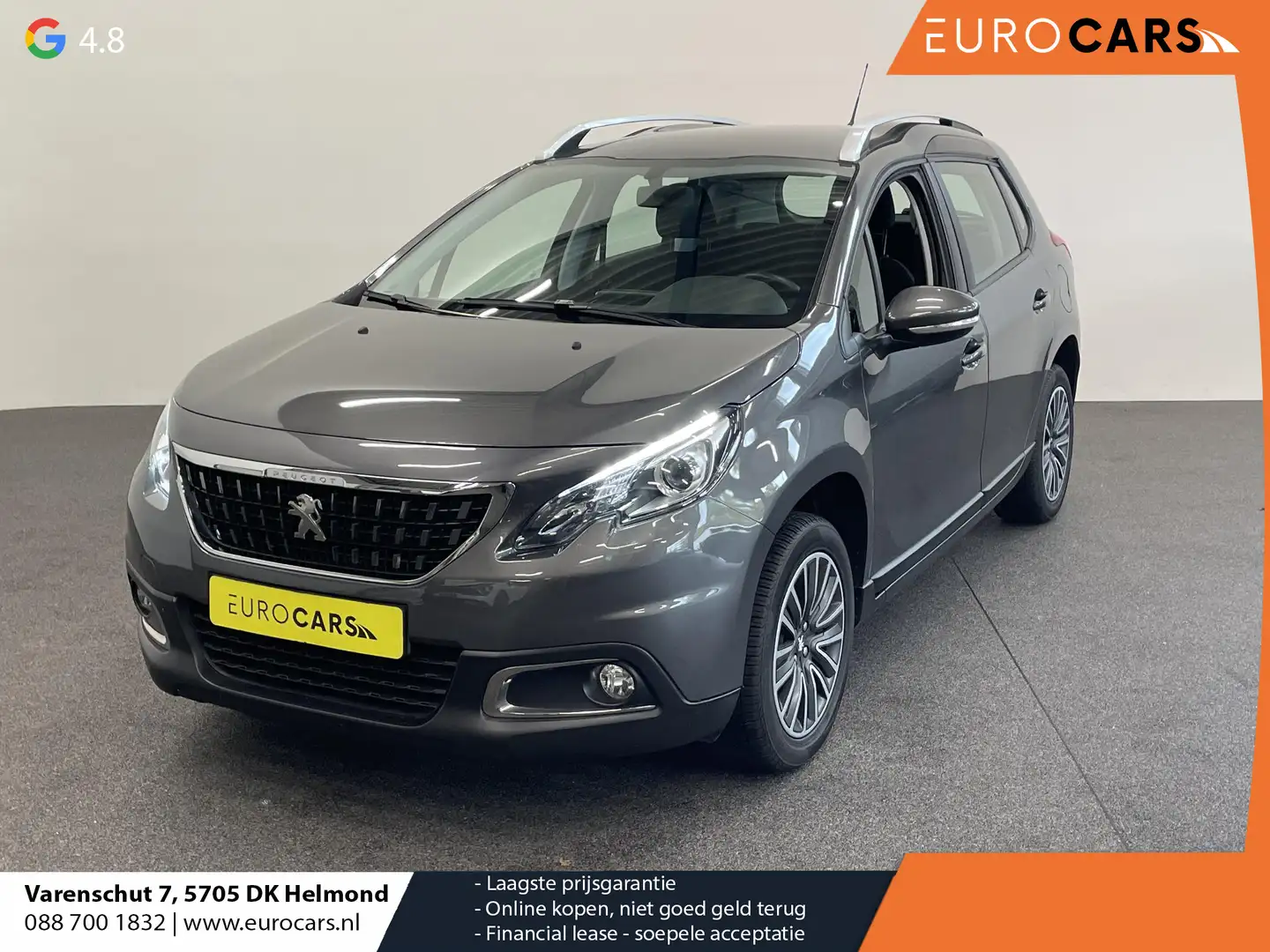 Peugeot 2008 1.2 PureTech Active 82pk Navigatie Apple Carplay/A Gris - 1
