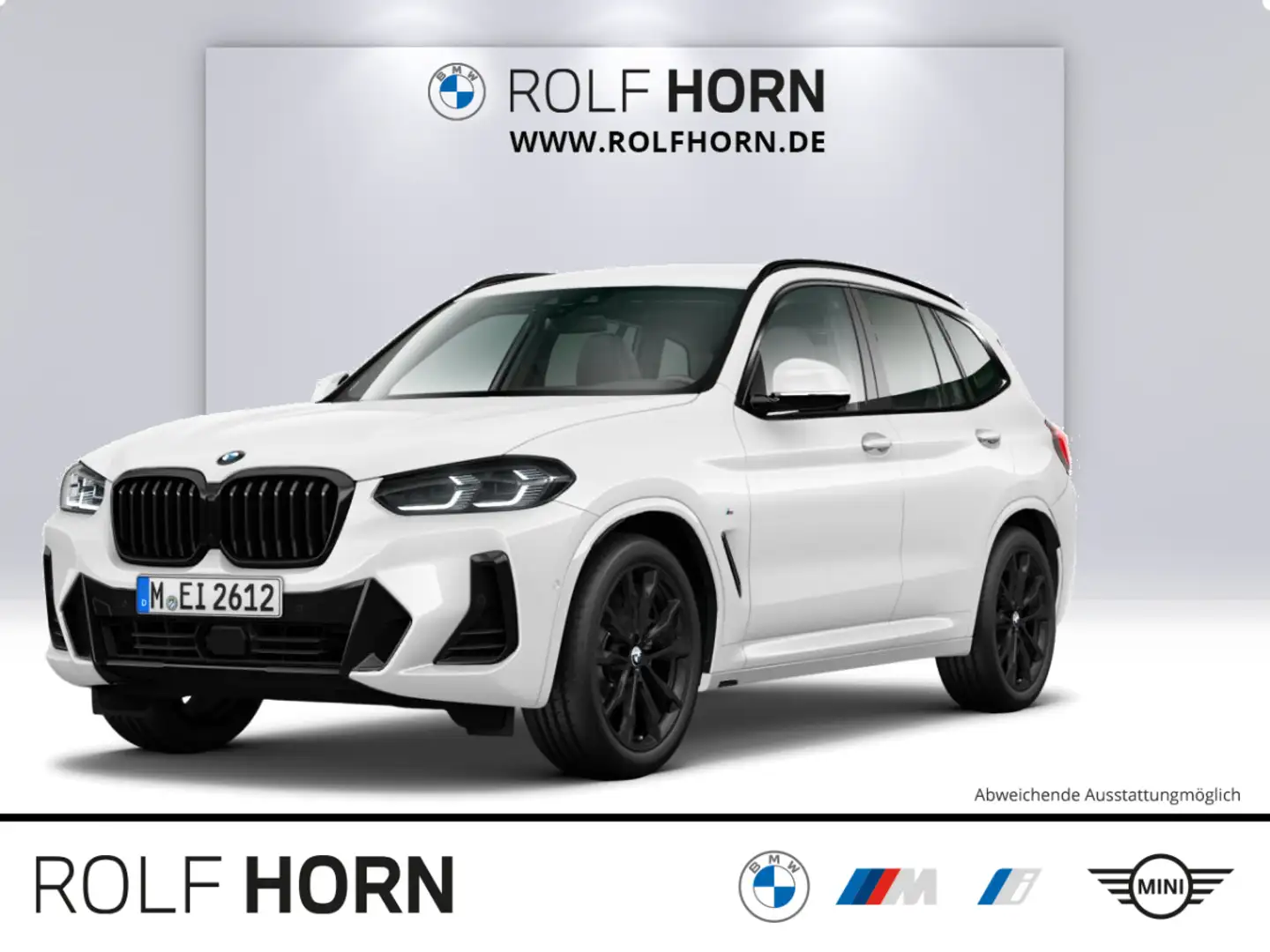 BMW X3 xDrive30d Navi 20" AHK HiFi adLED RfKam "ACC" Weiß - 1