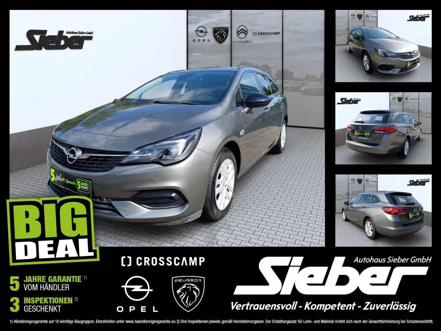Opel Astra K ST Turbo Edition Kamera Tempo Sitzhzg Grau - 1