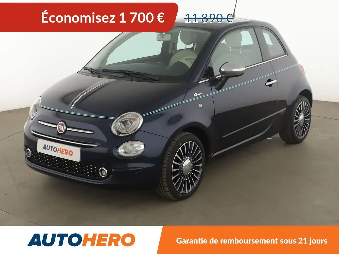 Fiat 500 1.2 Riva Bleu - 1