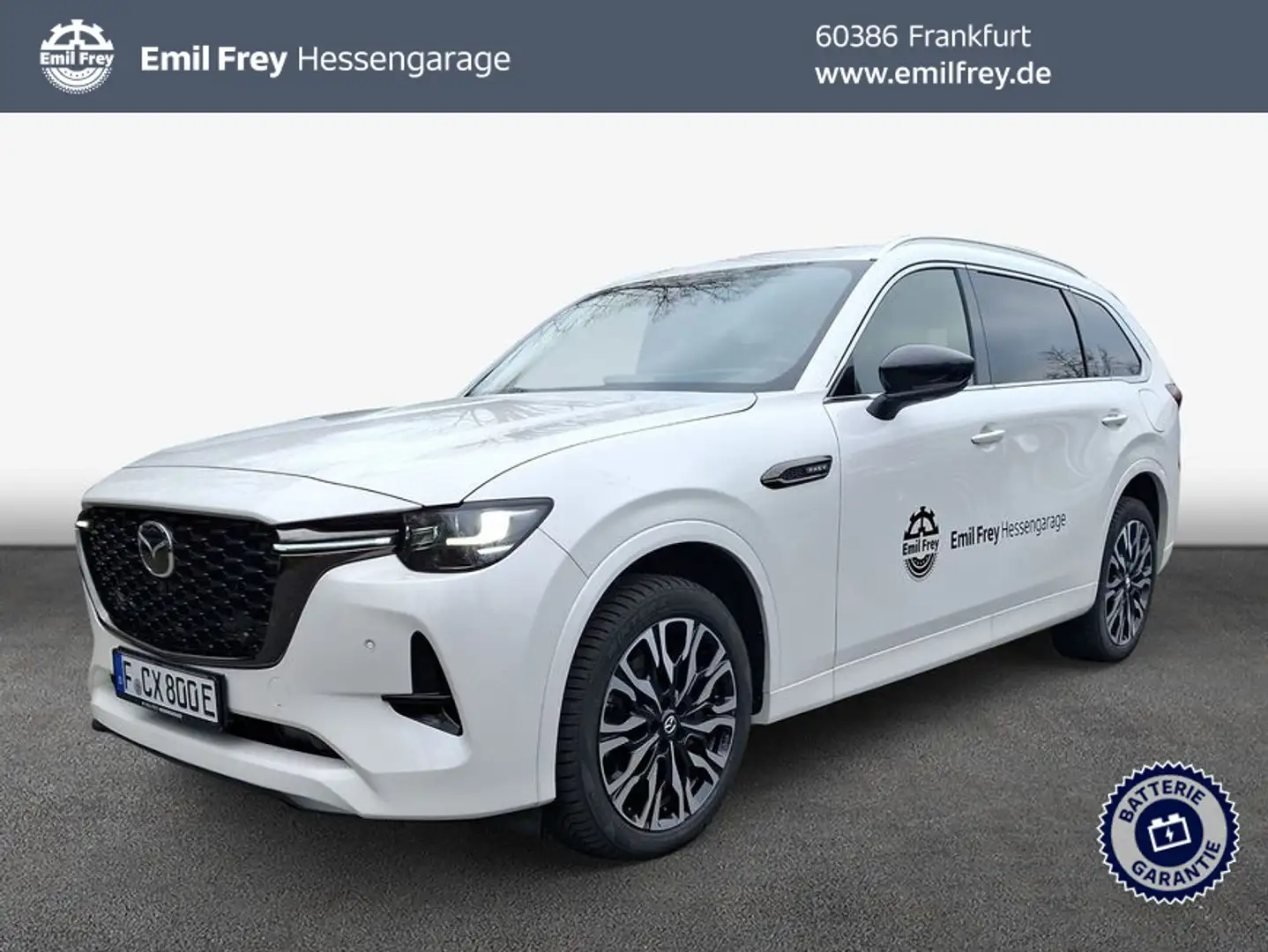 Mazda CX-80 AWD PHEV Aut. HOMURA PLUS Weiß - 1