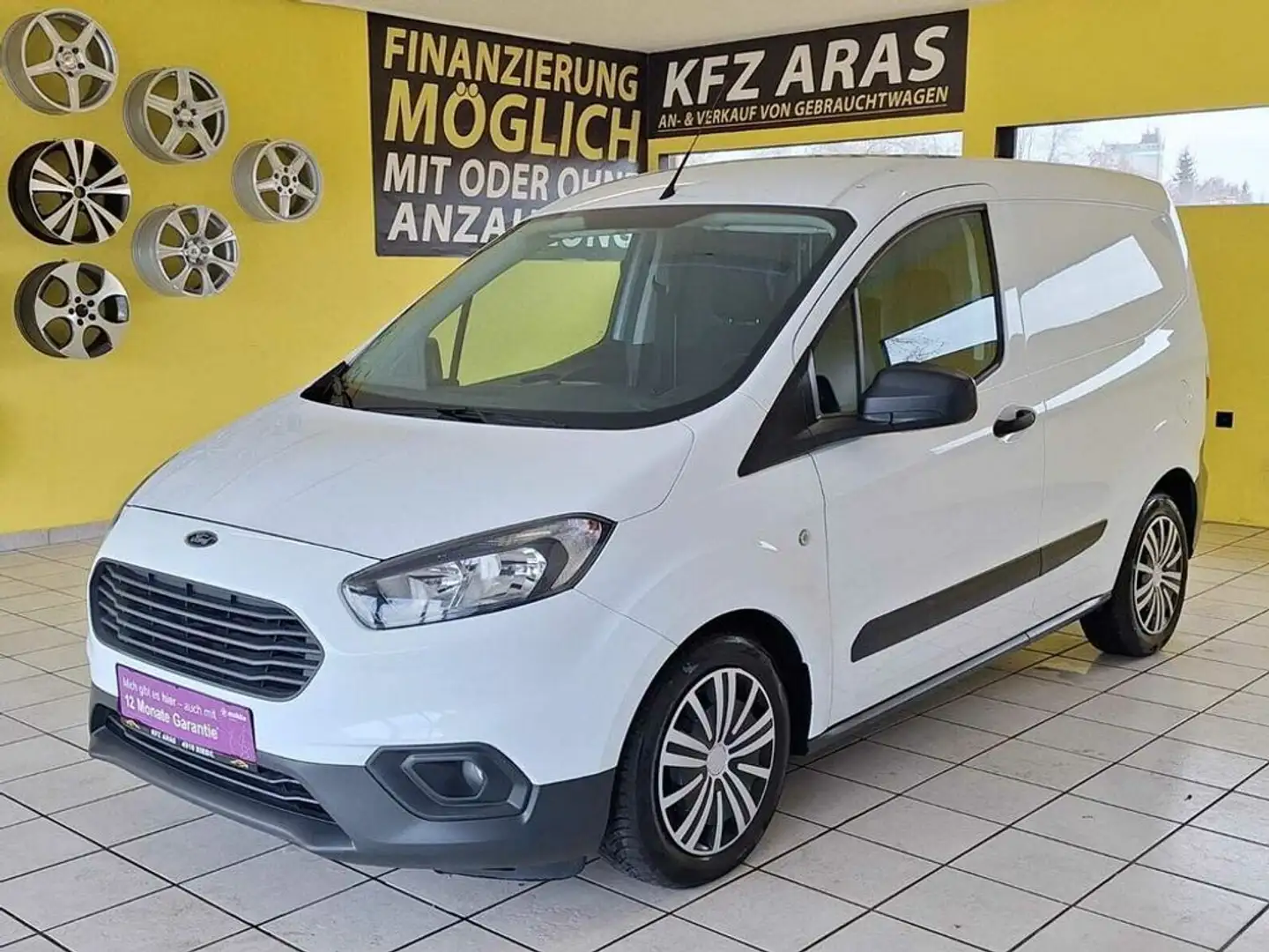Ford Transit Courier Trend 1.BESITZ, MWST. AUSWEISBAR Biały - 1
