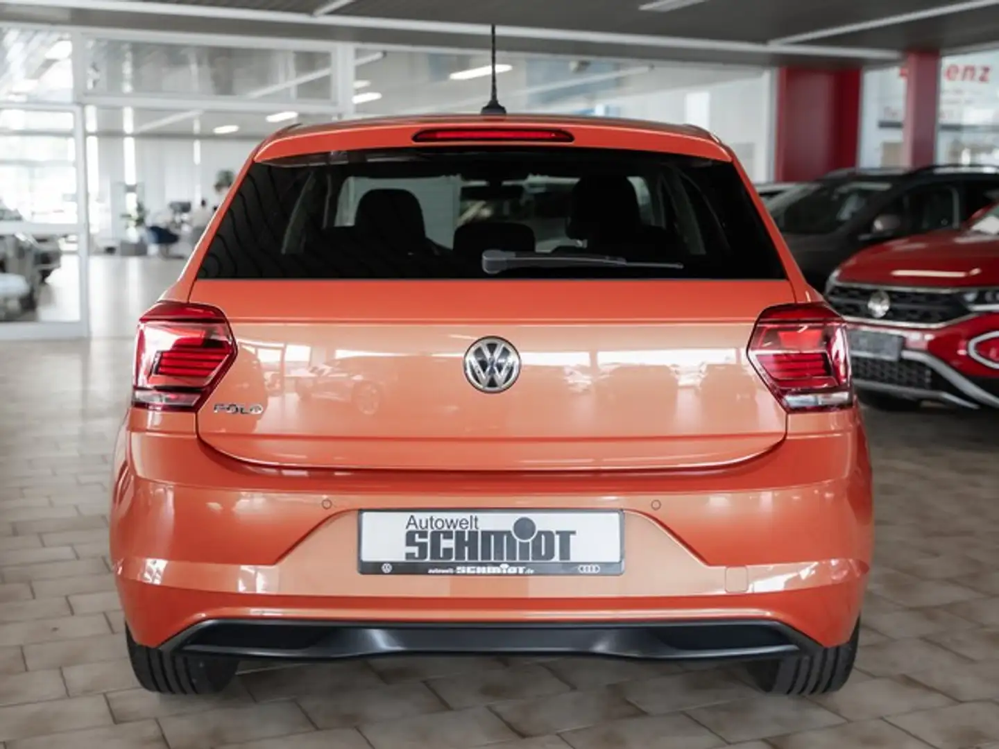 Volkswagen Polo VI 1,0 TSI DSG Highline ACC LED Navi AHK Klima Orange - 2