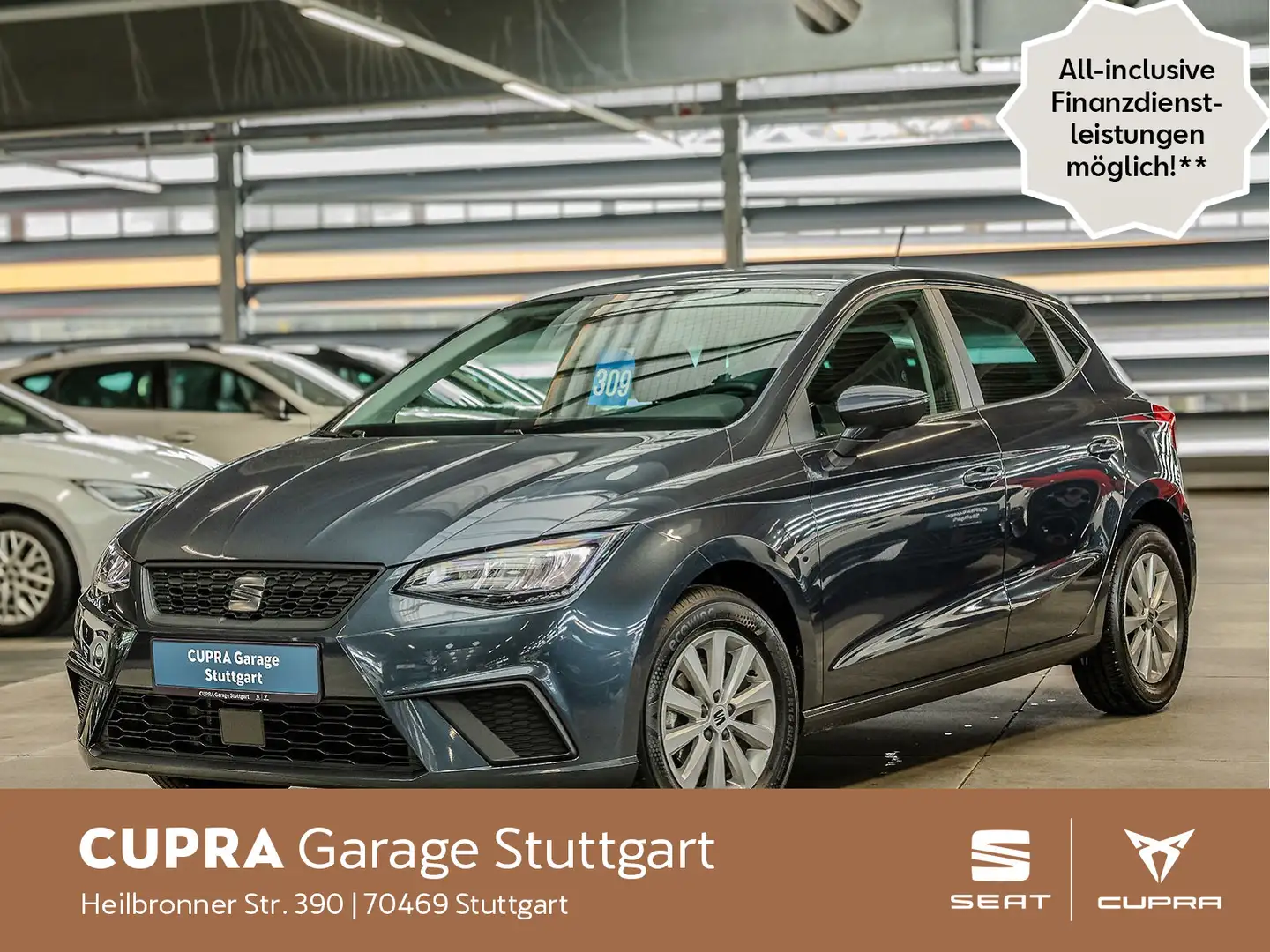 SEAT Ibiza Style 1.0 TSI 70 kW Grau - 1