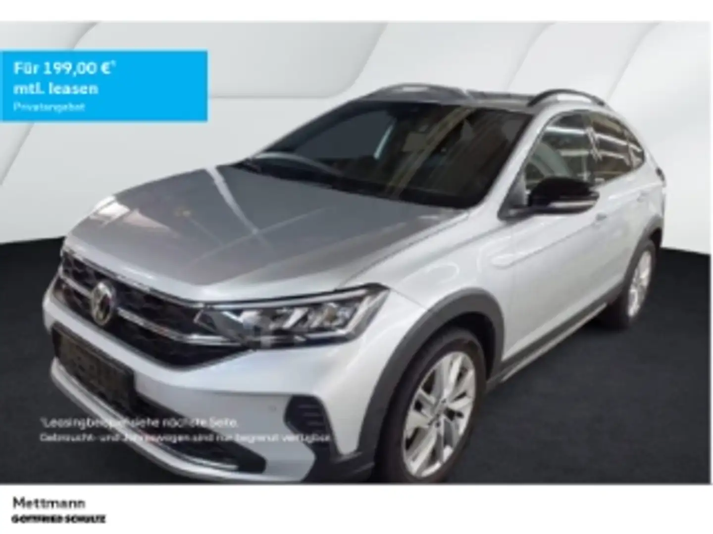 Volkswagen Taigo 1.0 TSI Goal DSG LED NAVI SHZ PDC LM ZV Silber - 1