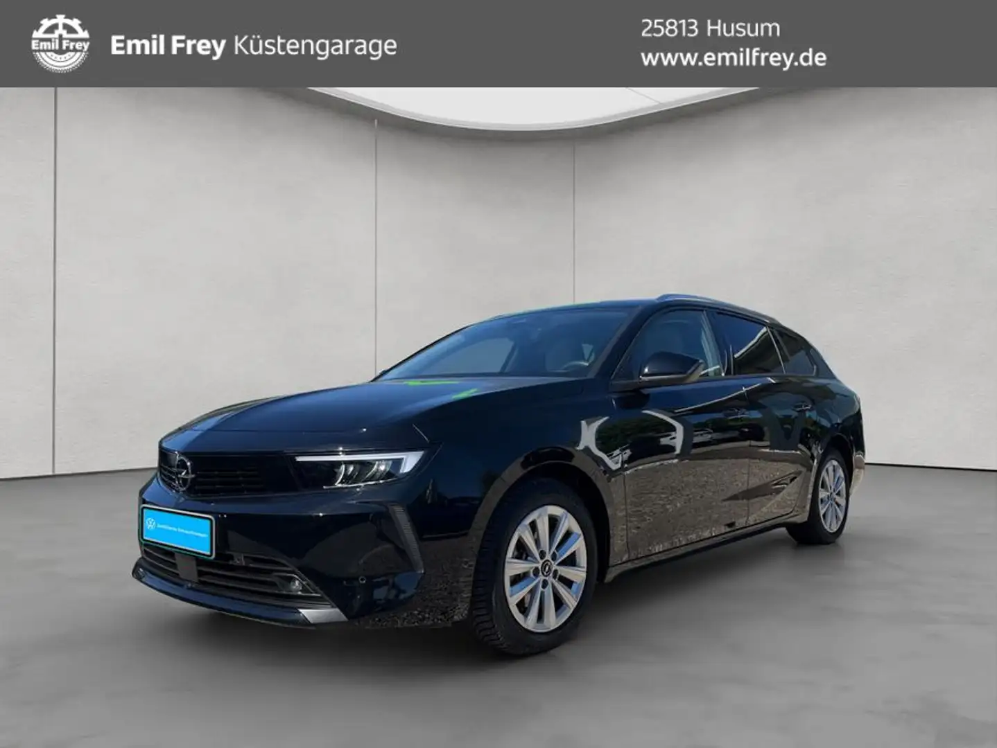 Opel Astra Sports Tourer 1.5 D Automatik Elegance AHK Zwart - 1