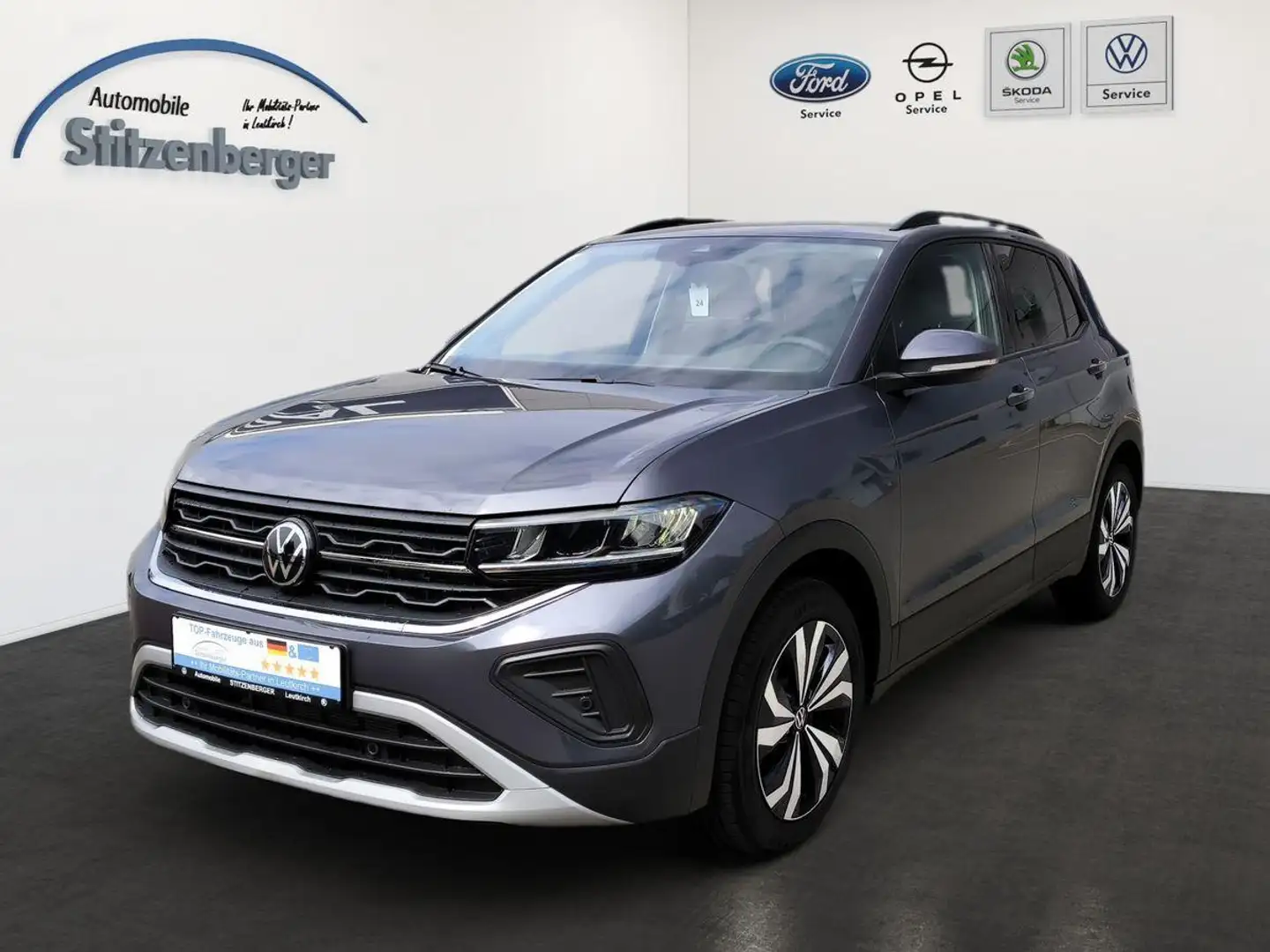 Volkswagen T-Cross Life 1.0 TSI DSG*RFK*LED*ALU*SHZ*KLIMA Gris - 1