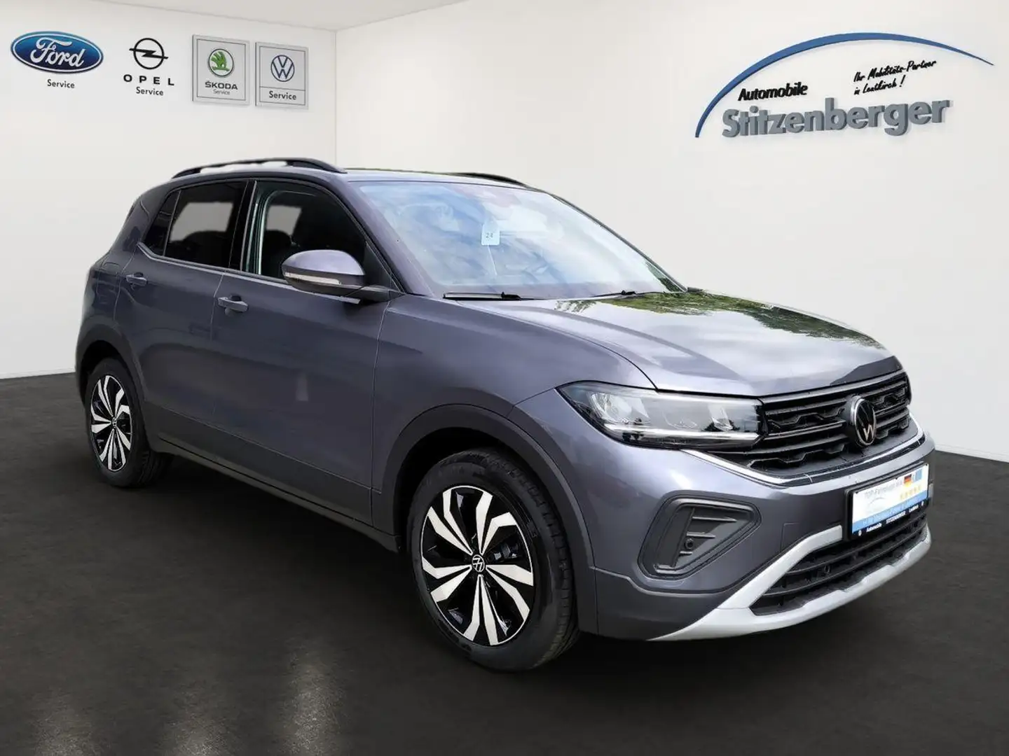 Volkswagen T-Cross Life 1.0 TSI DSG*RFK*LED*ALU*SHZ*KLIMA Gris - 2