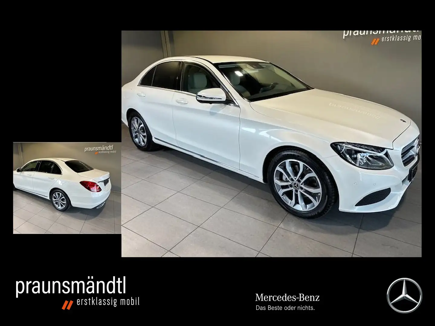 Mercedes-Benz C 200 Avantgarde 9-ATG/MBUX/LED/NAVI/Ambien/360° Blanc - 1