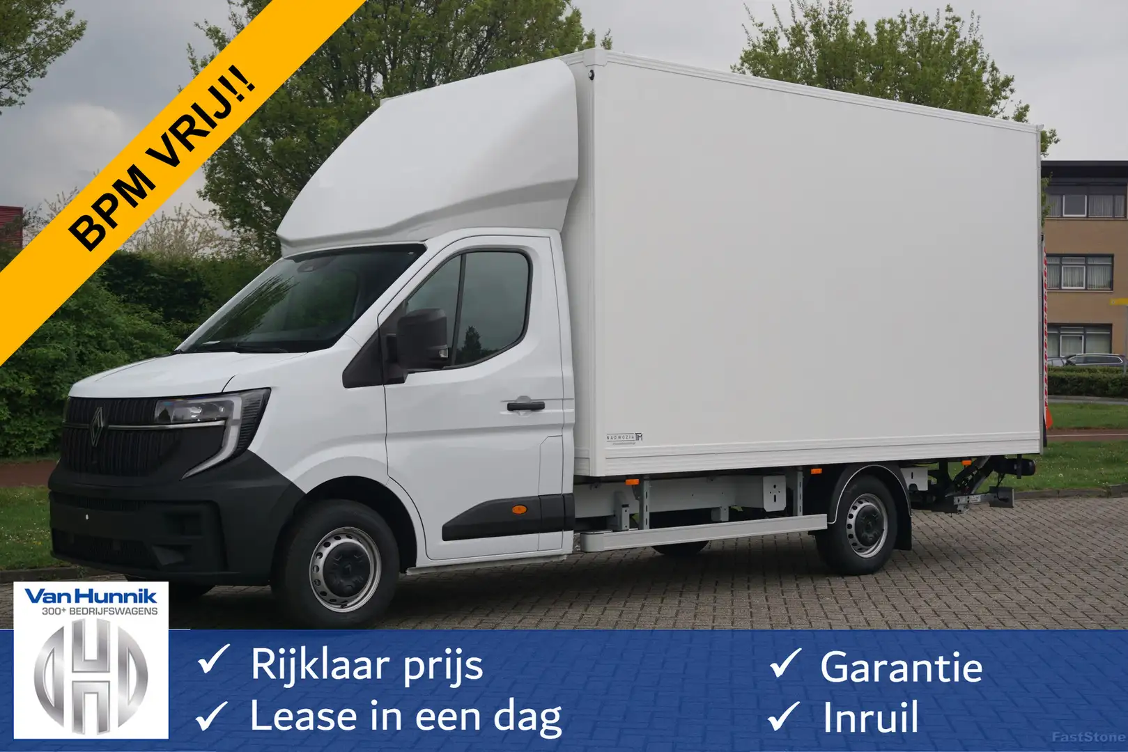 Renault Master T35 170PK L4 Bakwagen BPM VRIJ!! 10"Scherm Apple C Wit - 1