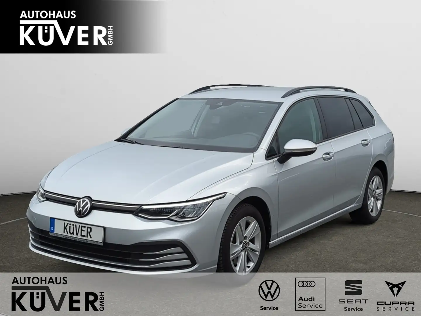 Volkswagen Golf Variant Life 2,0 TDI DSG Navi+ACC+LED+Shzg. Argent - 1