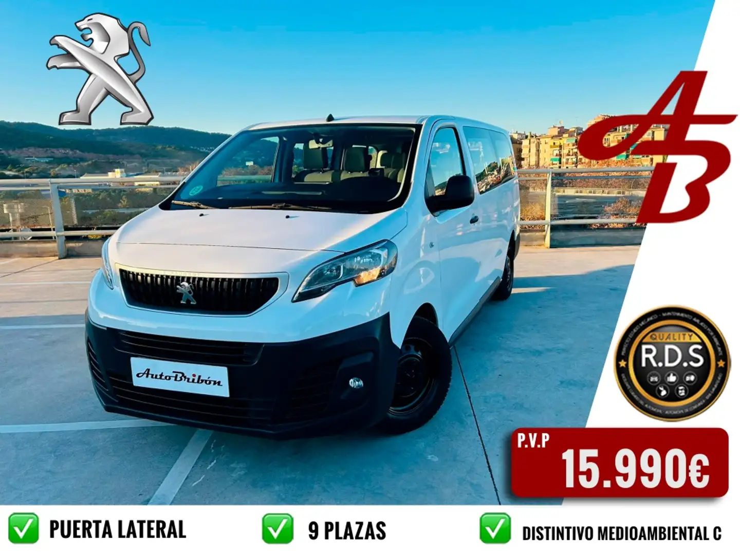 Peugeot Expert Combi Standard 1.6BlueHDi S&S 120 Blanc - 1