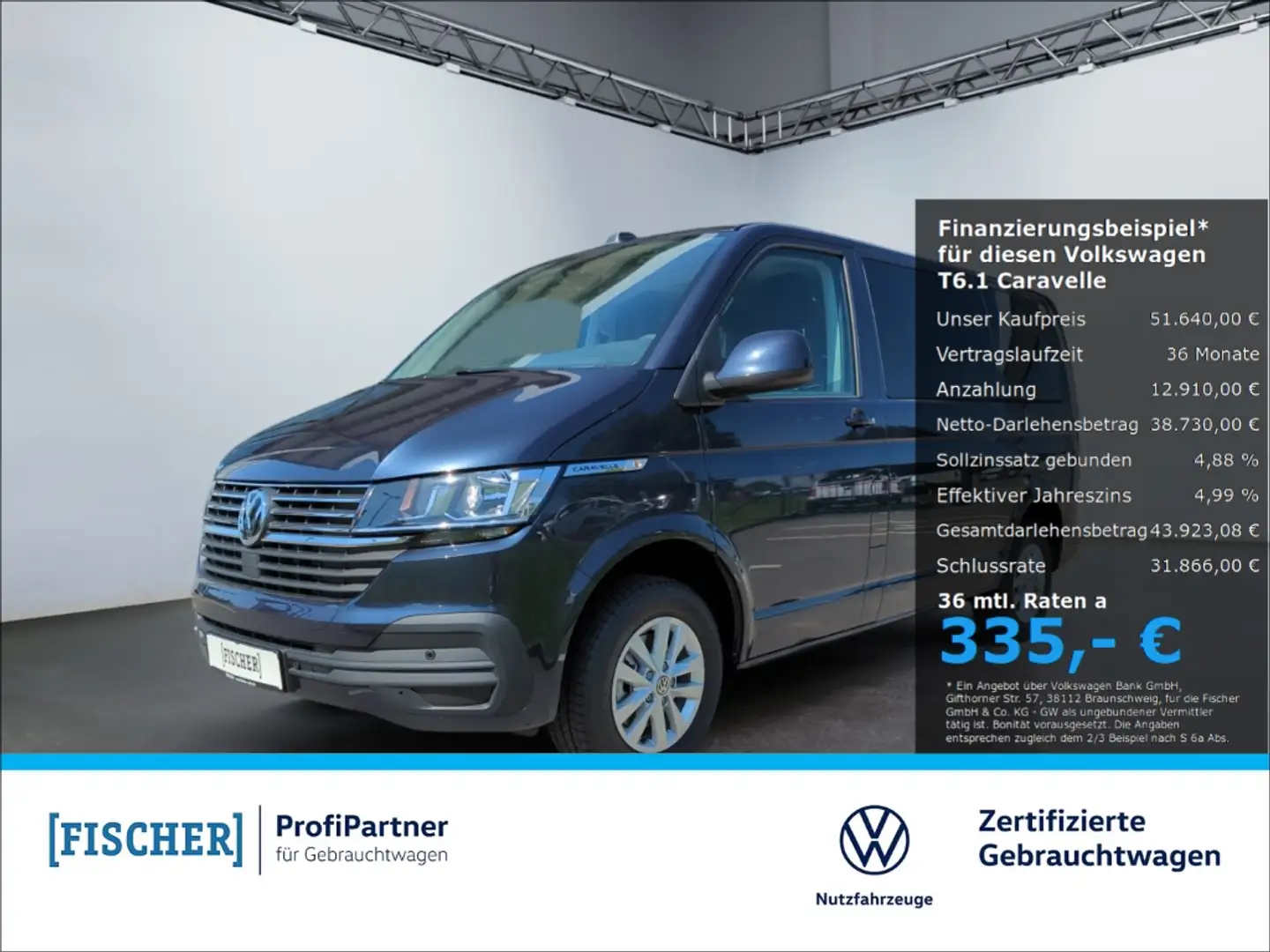Volkswagen T6.1 Caravelle 2.0TDI KR Comfortline AHK Navi GRA DAB+ Kék - 1