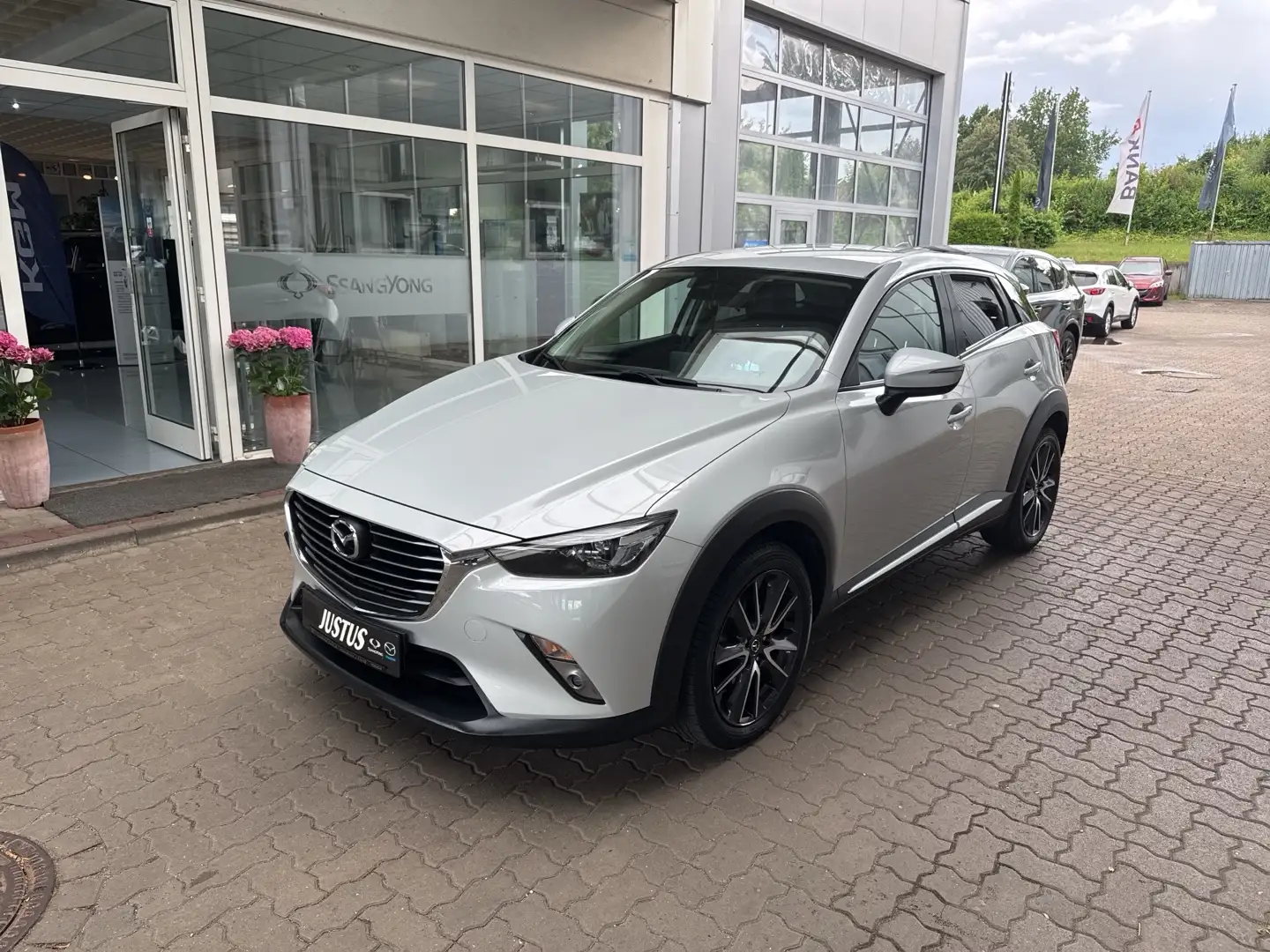 Mazda CX-3 SKYACTIV-G 120 FWD Sports, Navi Weiß - 1