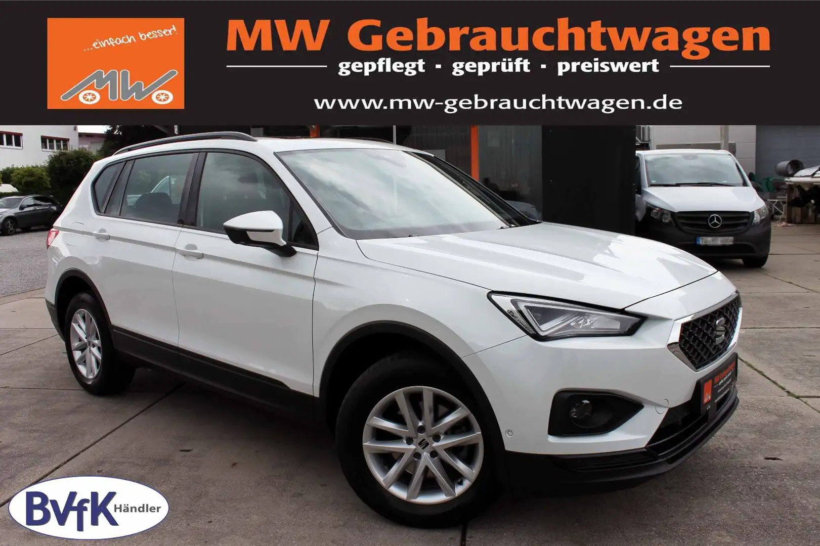 SEAT Tarraco Style 2.0TDI DSG LED AHK ACC KAM PANO BT Weiß - 1