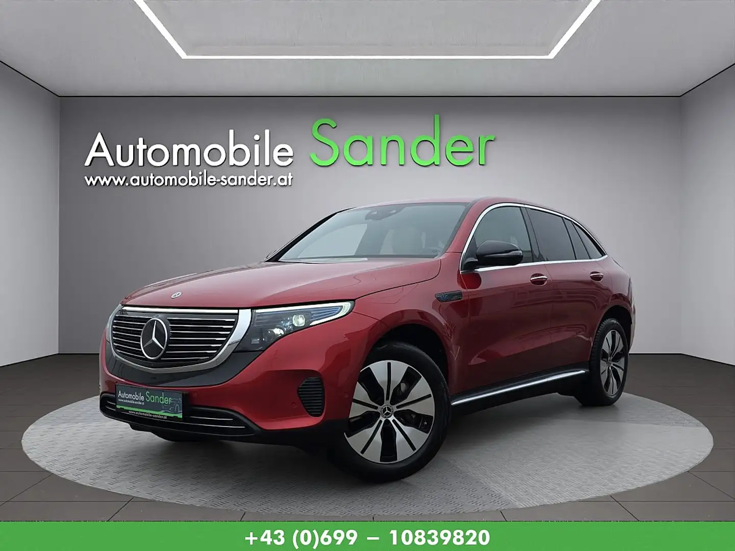 Mercedes-Benz EQC 400 4MATIC 80kWh*AHK/PANO/MATRIX/HEAD-UP* Rot - 1