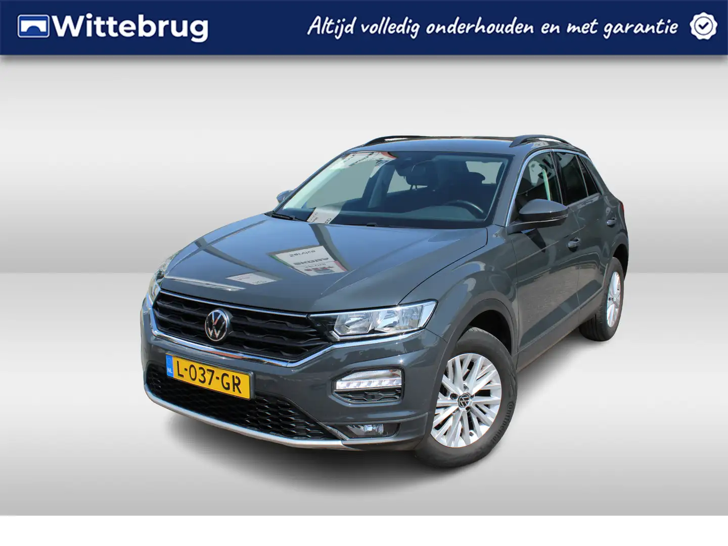 Volkswagen T-Roc 1.0 TSI 110pk Style / Navigatie / Clima / Parkeers Grijs - 1