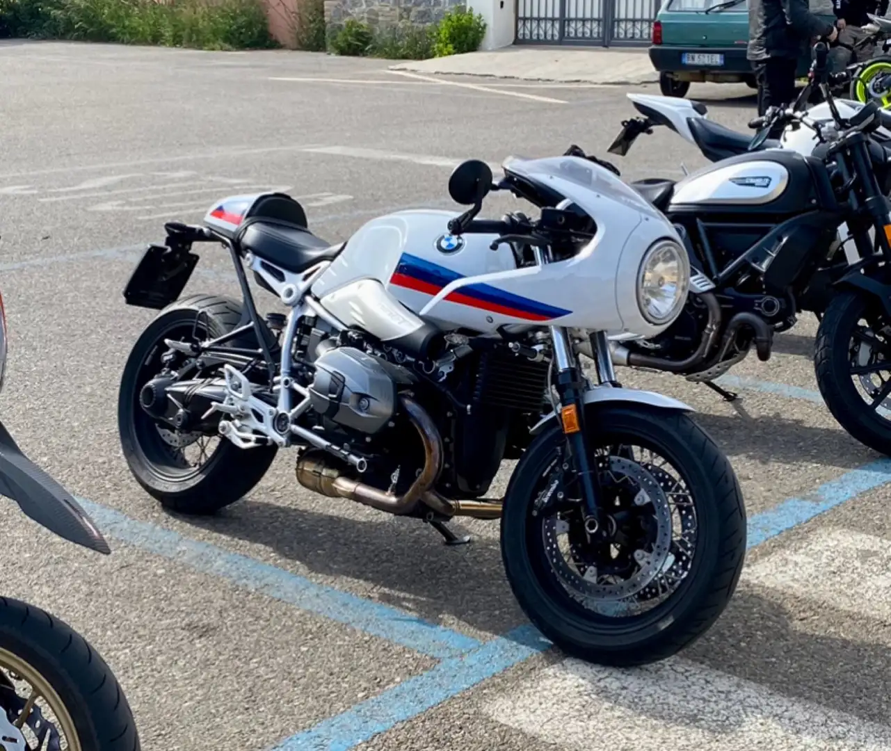 BMW R nineT racer Weiß - 2