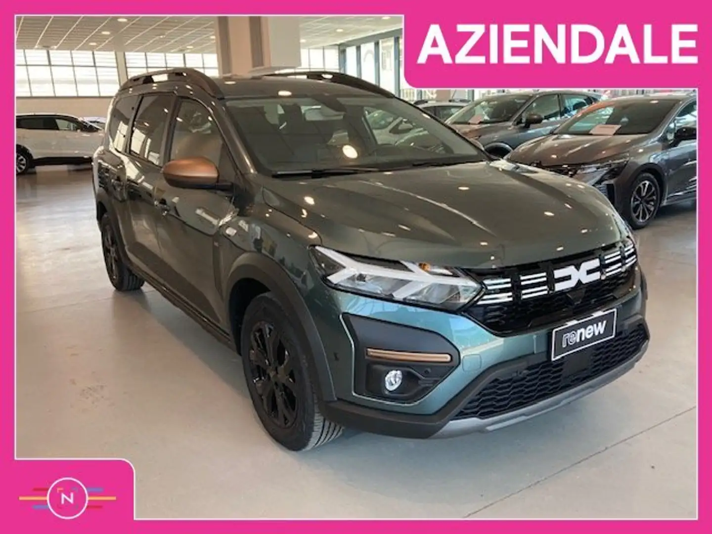 Dacia Jogger 1.6 hybrid Extreme 140cv 7 POSTI PARI AL NUOVO Verde - 1