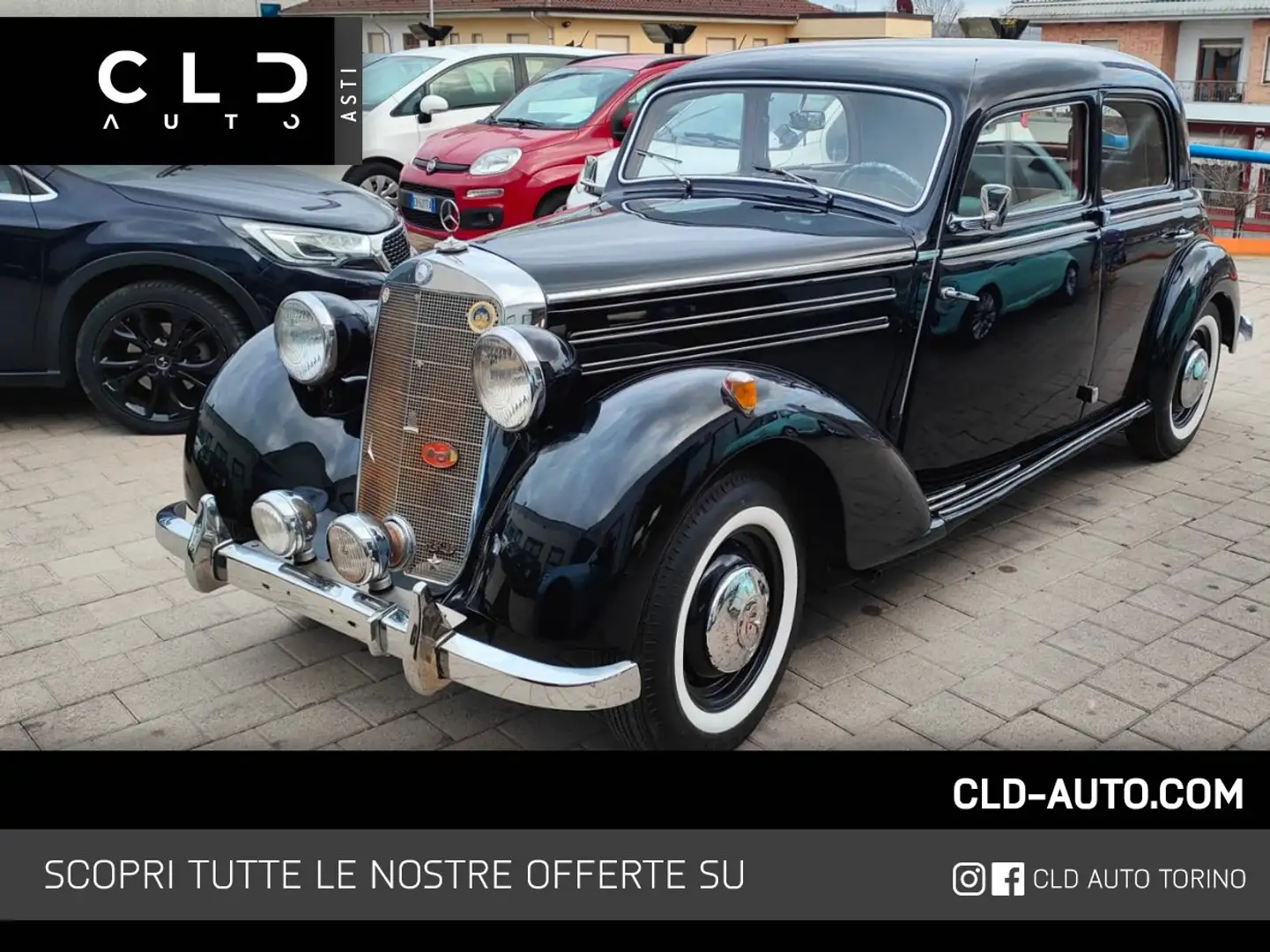 Mercedes-Benz 170 S 1952 sedane PERFETTA Noir - 1