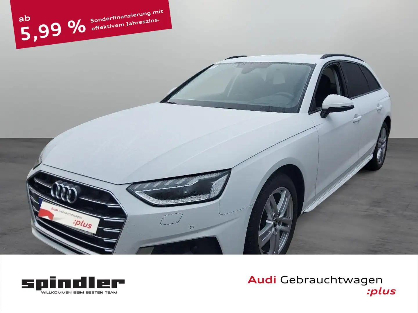 Audi A4 advanced 35 TDI S-tronic / Navi, Matrix Blanc - 1