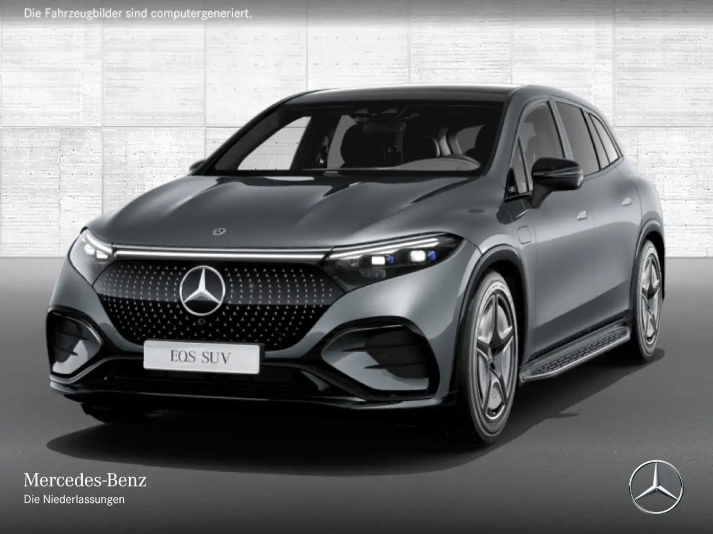 Mercedes-Benz EQS SUV EQS 450 SUV AMG Fahrass Fondent Pano Burmester HUD Gri - 2
