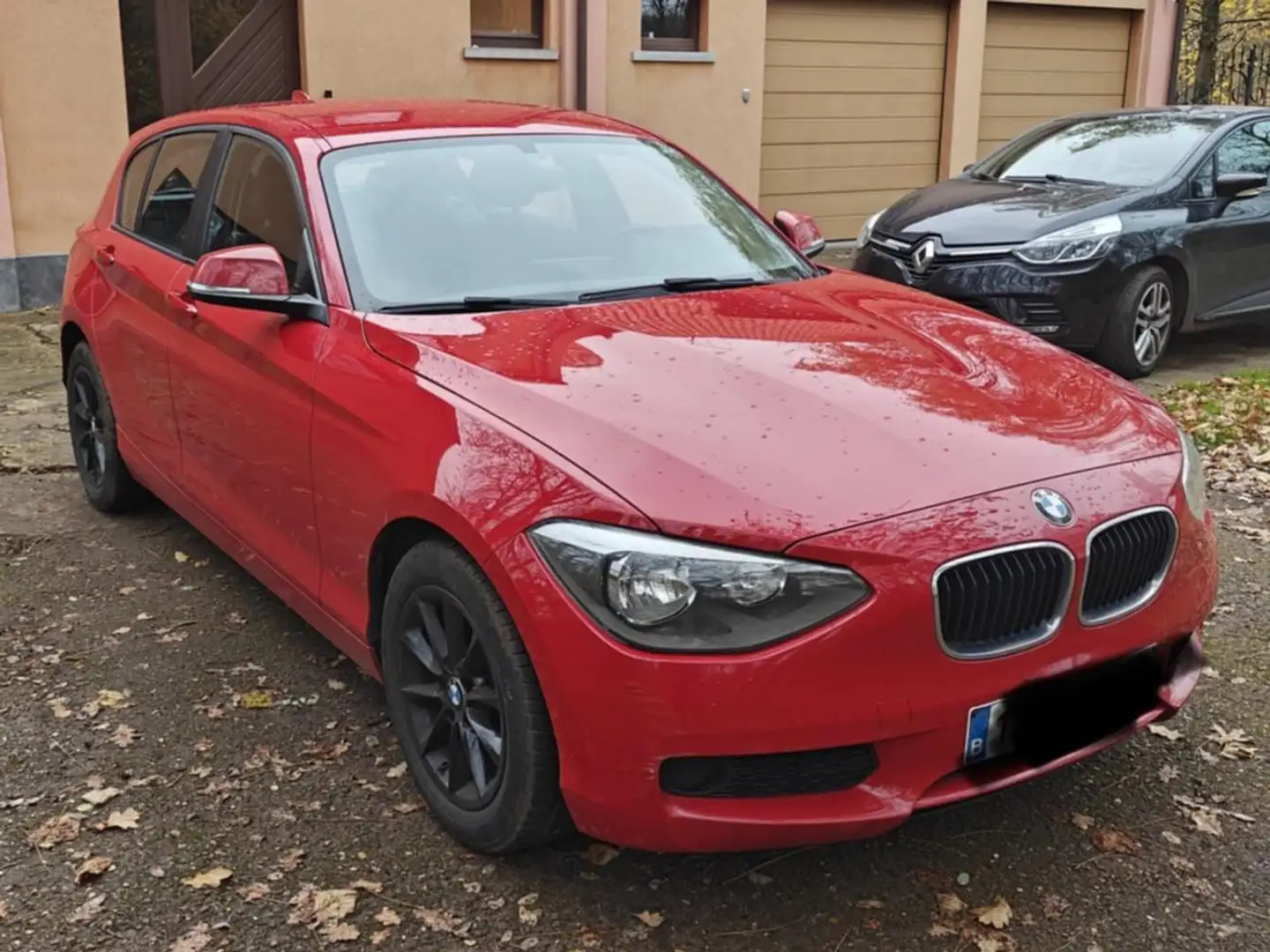 BMW 116 116d Aut. Rouge - 1
