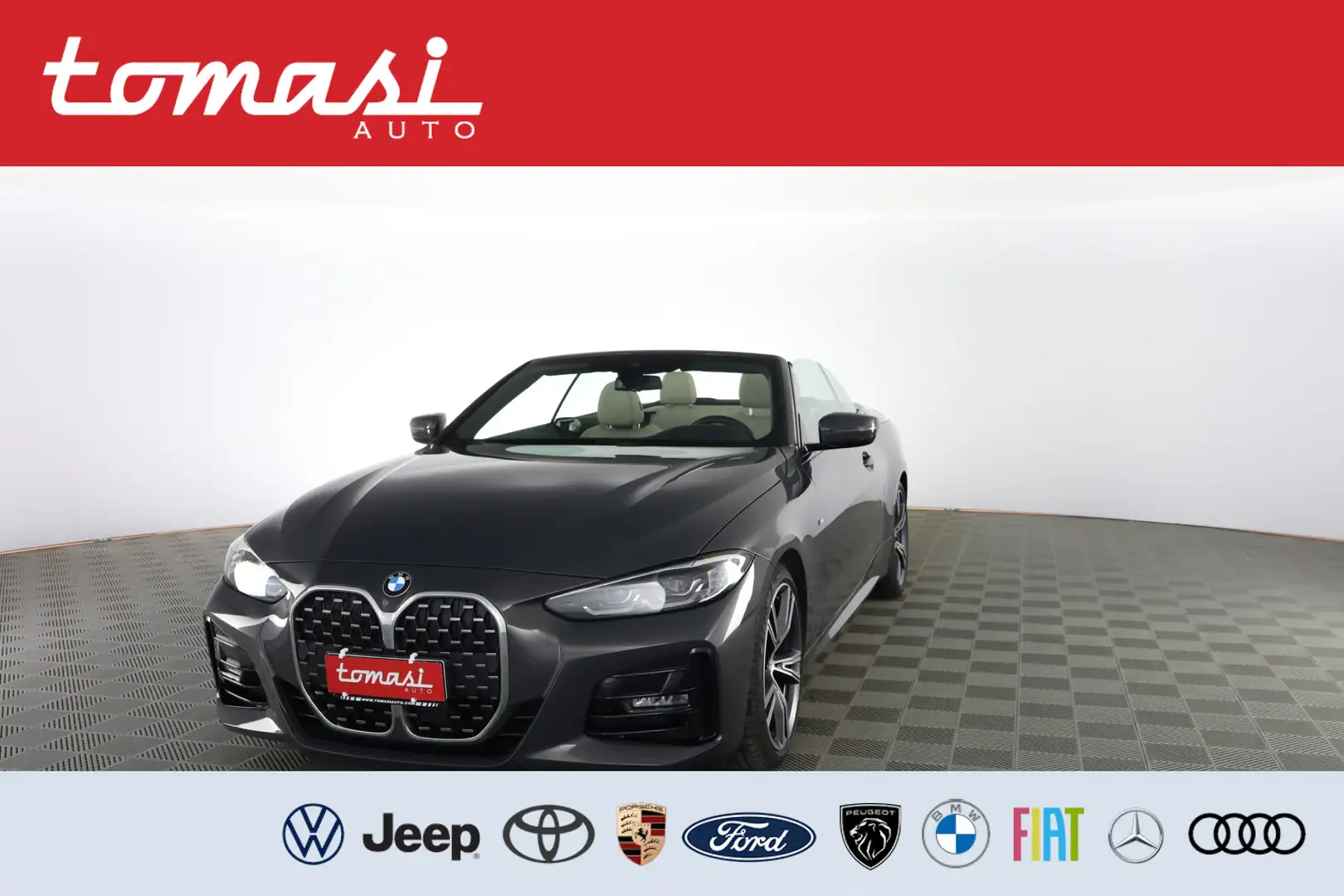 BMW 420 i Cabrio Msport CERCHI 19,PARKING ASSISTANT Grigio - 1