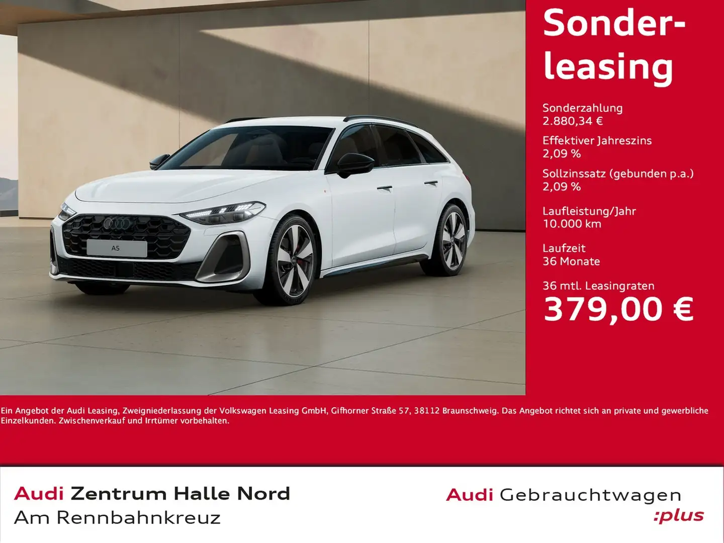Audi A5 Avant S line TFSI S tronic Weiß - 1