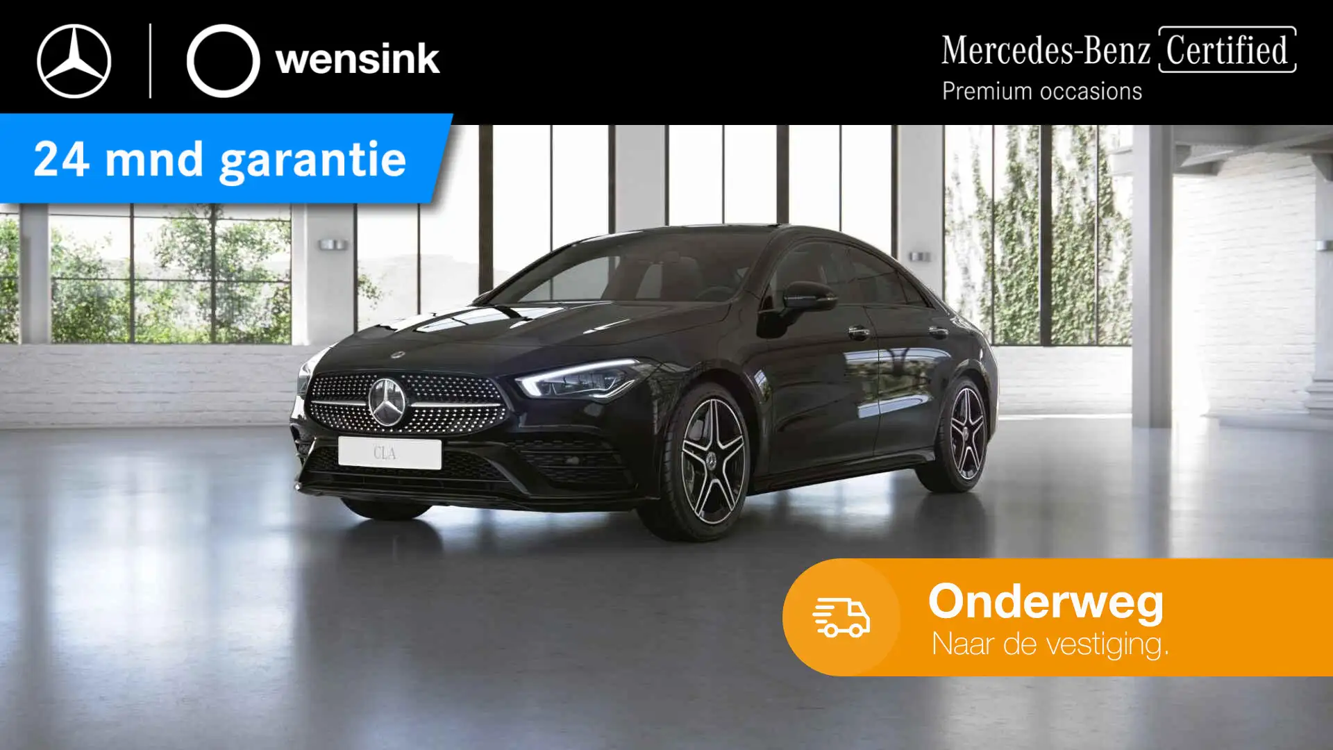 Mercedes-Benz CLA 250 e Business Solution AMG Limited | Panoramadak | Ni Zwart - 1