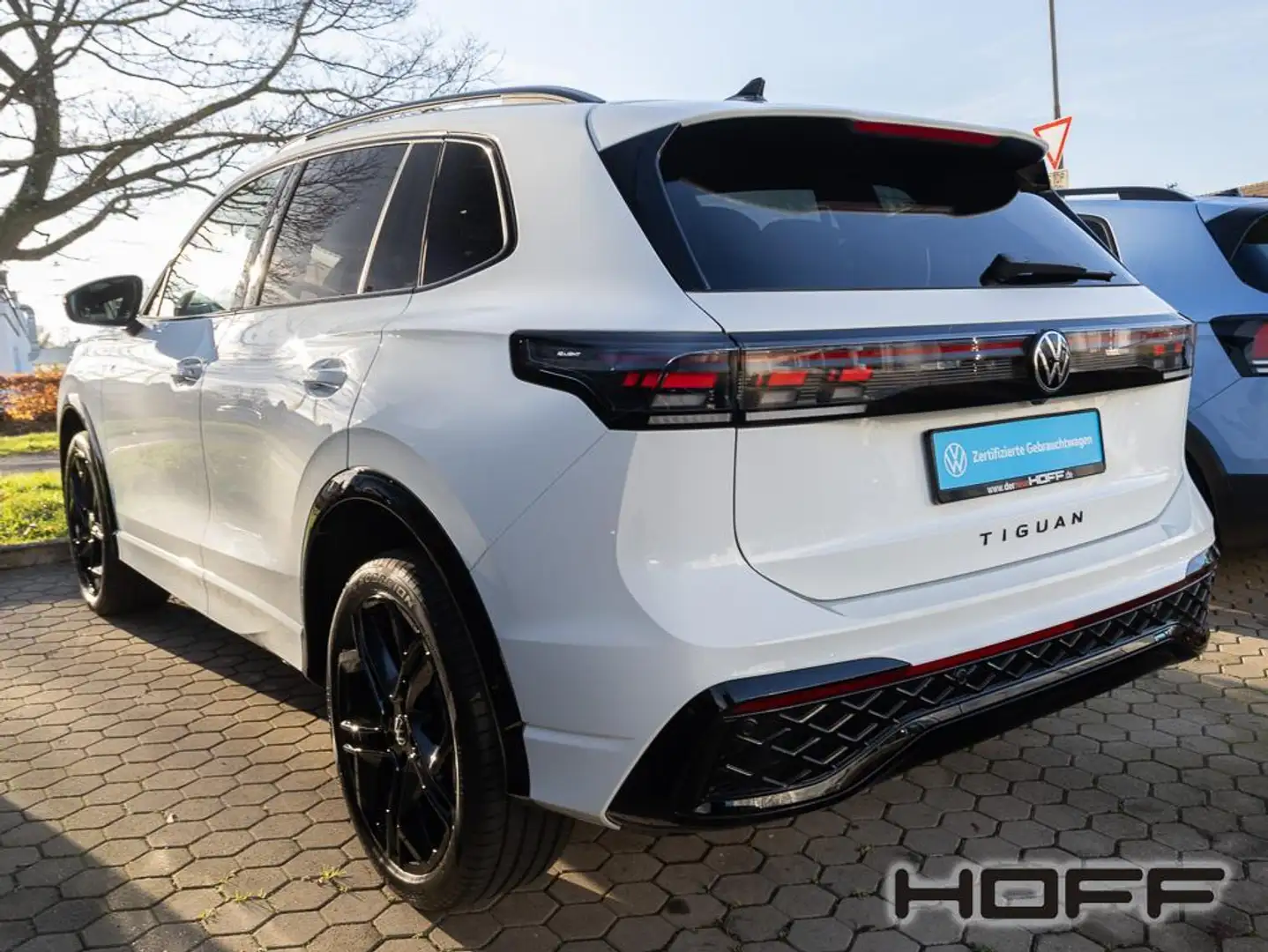 Volkswagen Tiguan 2.0 TDI R-Line 4Motion AHK Panorama IQ Light Black Weiß - 2