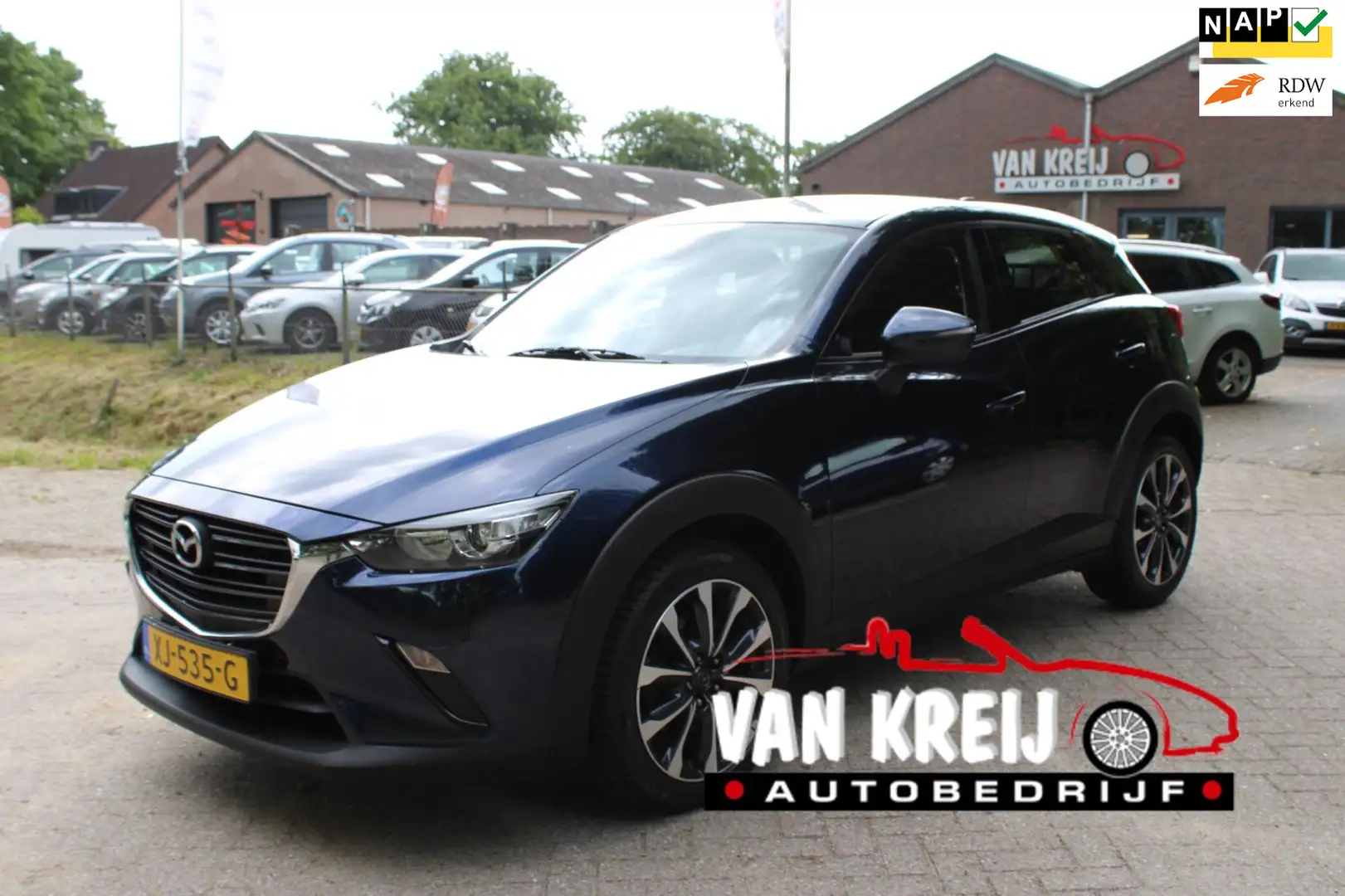 Mazda CX-3 2.0 SkyActiv-G 120 Sport Selected, Navi, Clima, Cr Blauw - 1