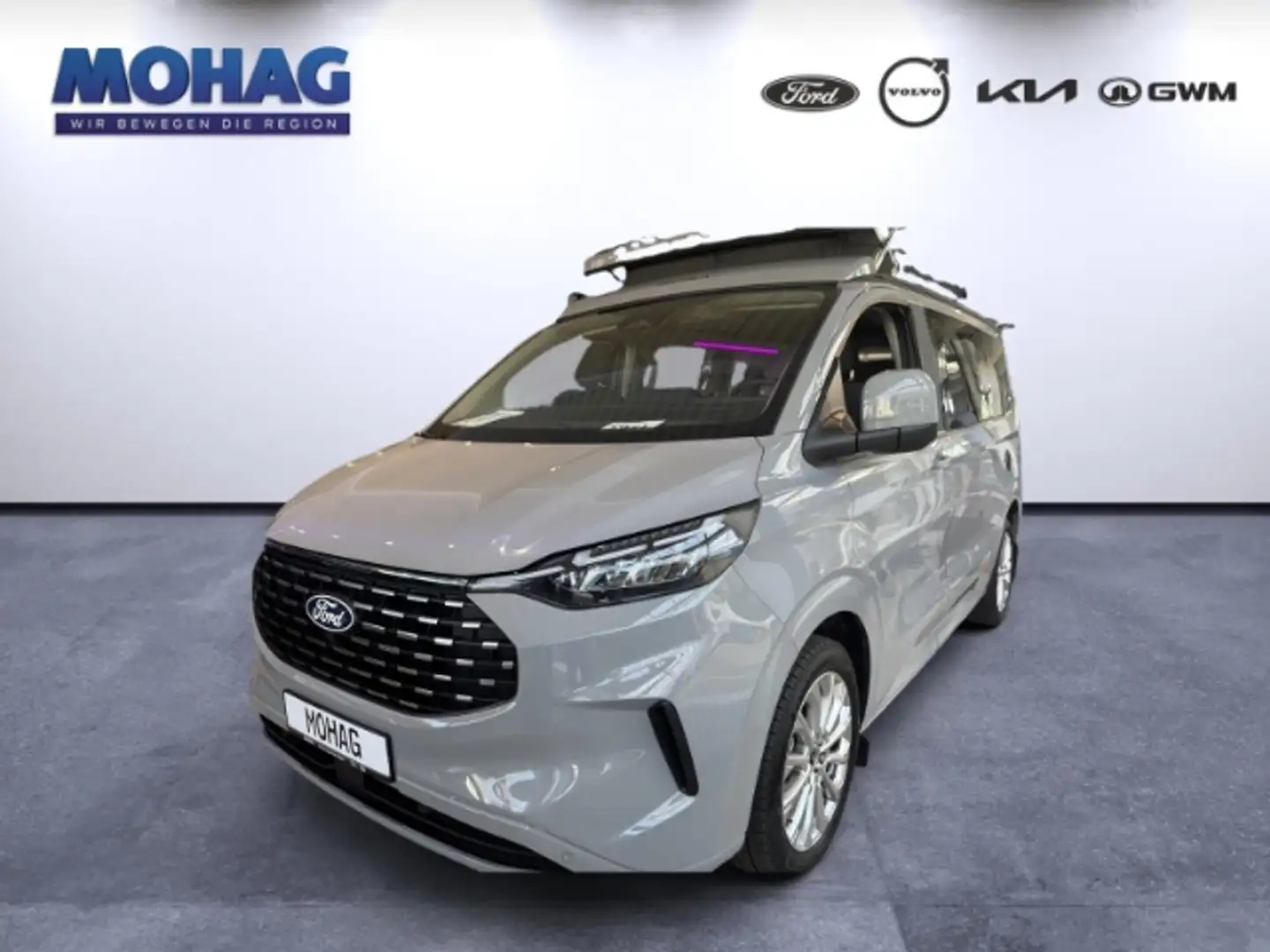 Ford Transit Custom Nugget Titanium*MARKISE*19 ZOLL*BEH. RÜCKBANK* Gris - 1