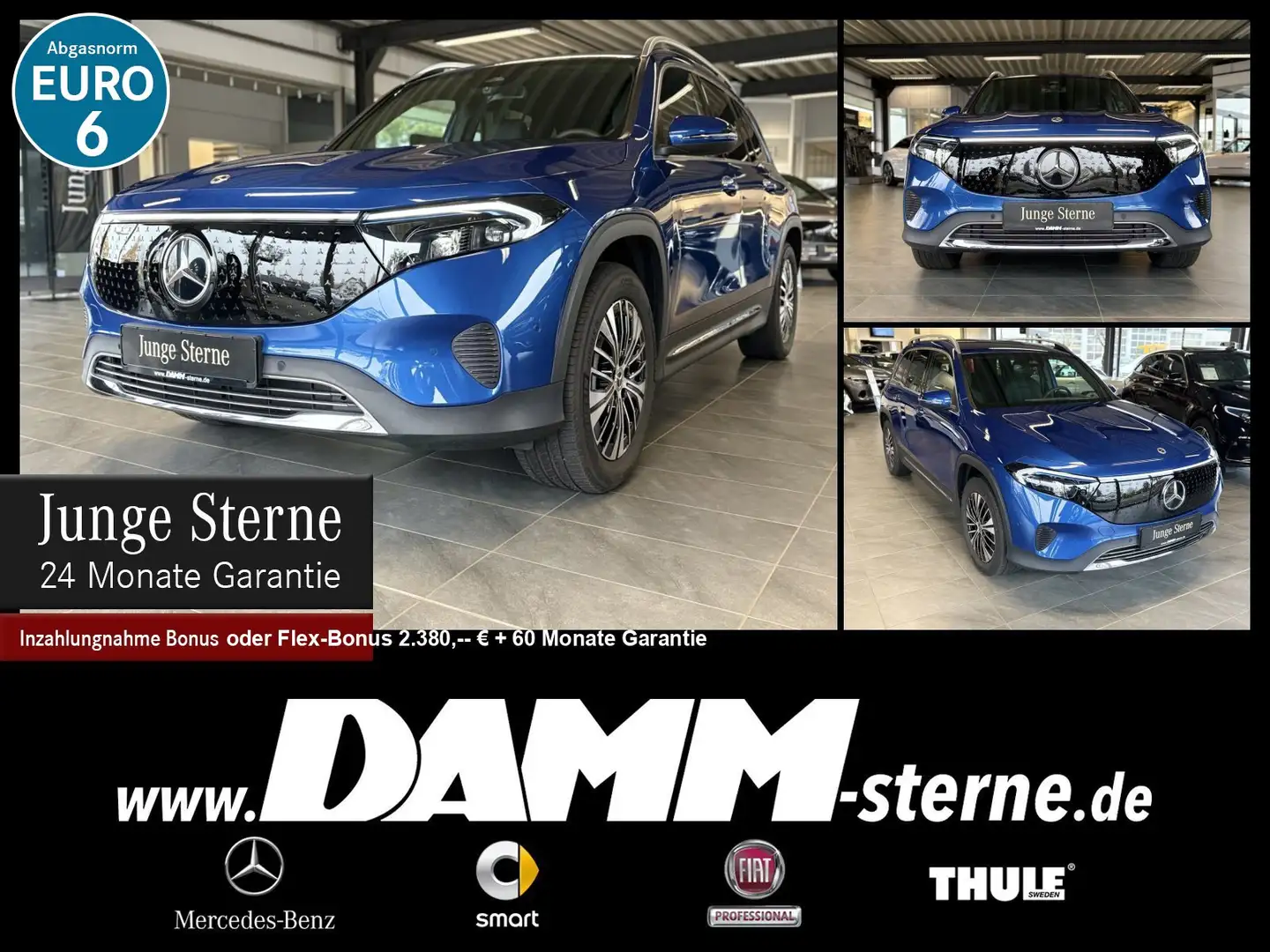 Mercedes-Benz EQB 300 EQB 300 4M ProgressiveAdv+/AHK/WDG/CarPlay/+Flex Blau - 1