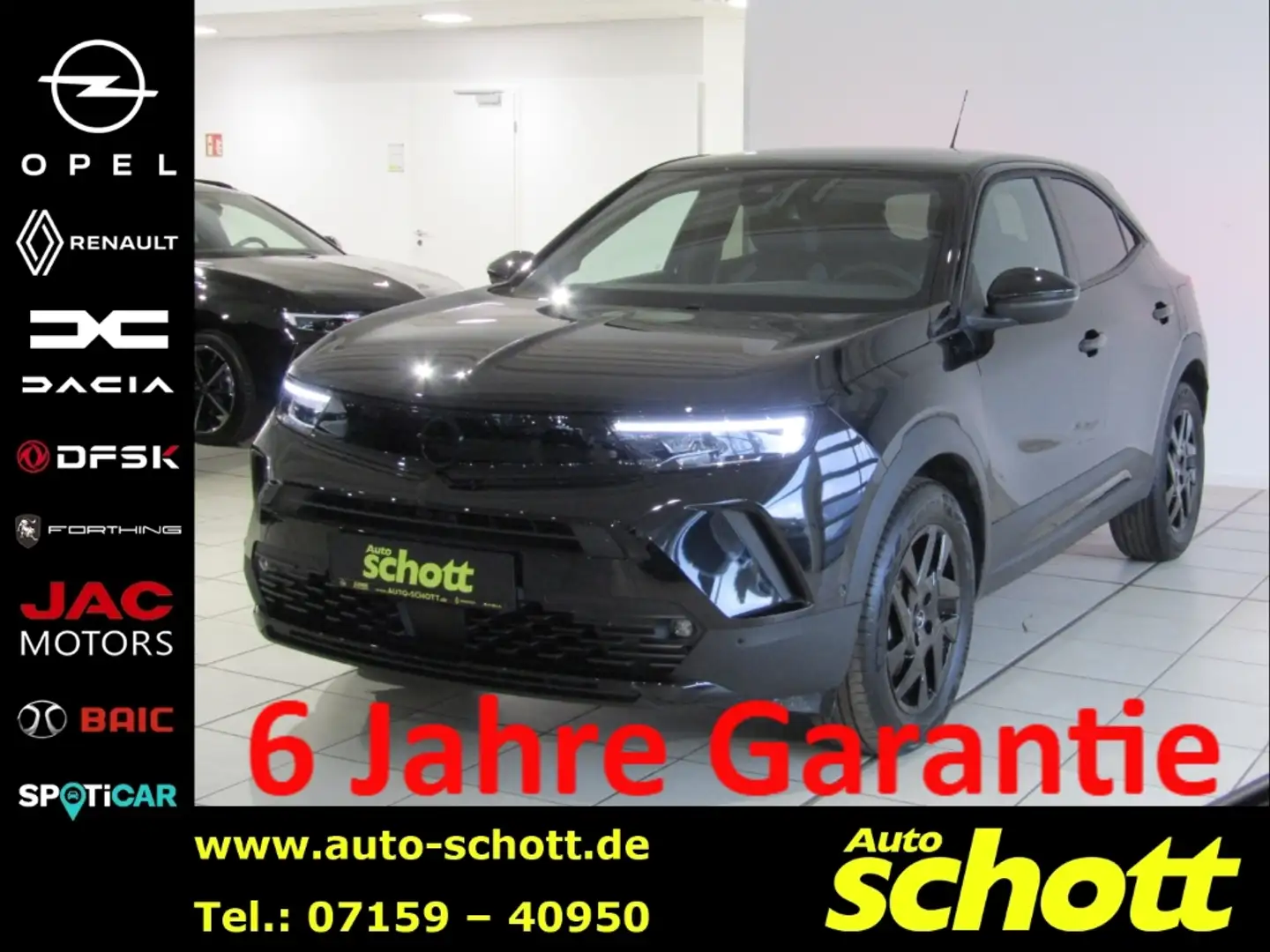 Opel Mokka GS Line Mild-Hybrid KAM APP KLIM PDC TEMP LED Schwarz - 1