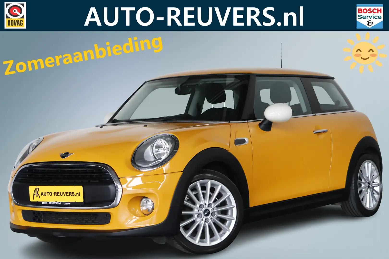 MINI One Mini 1.2 Pepper / Airco / Bluetooth / 17 inch lmv Oranje - 1