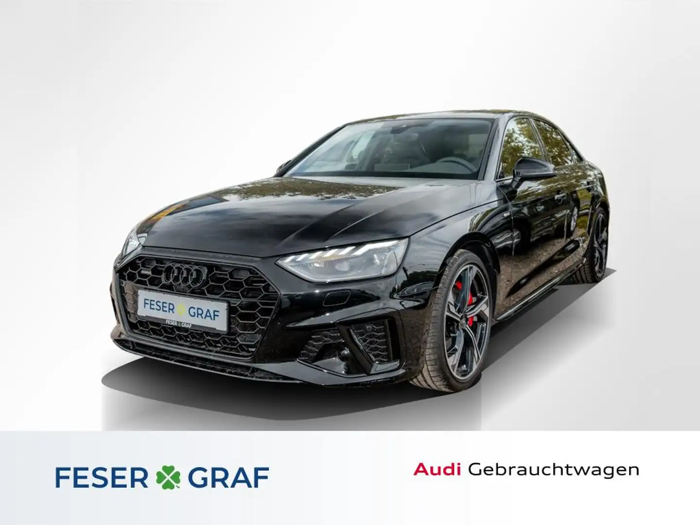 Audi A4 45 TFSI quattro 2x S line /Matrix/B&O/ACC Schwarz - 1