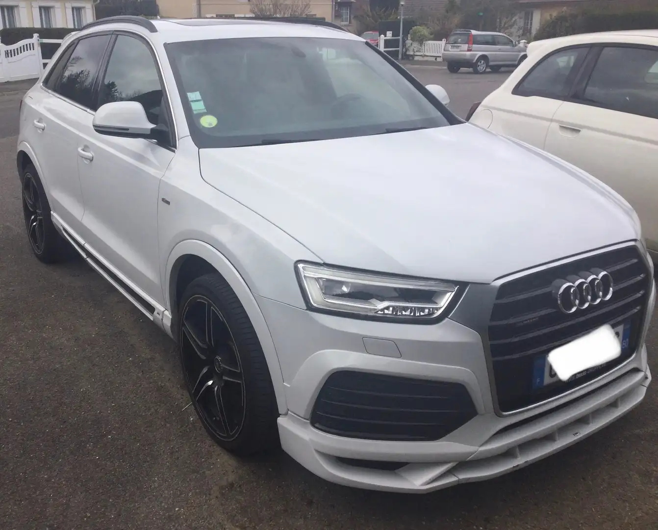 Audi Q3 2.0 TDI 184 ch S tronic 7 Quattro S line PACK ABT Blanc - 2