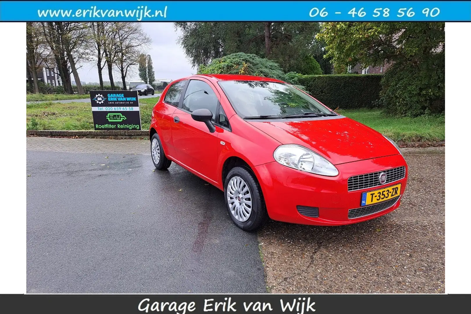 Fiat Grande Punto 1.2 Active Rood - 1
