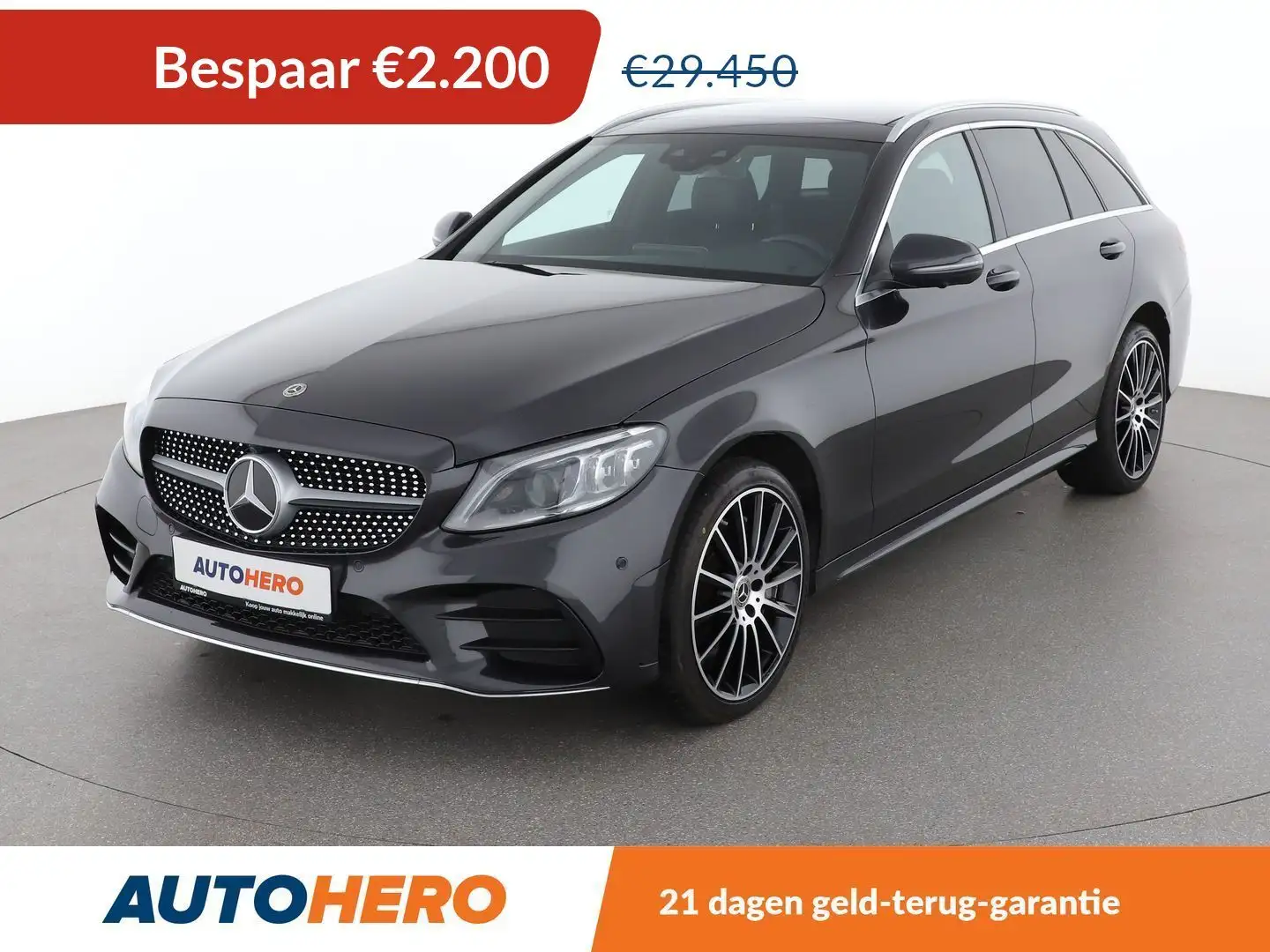 Mercedes-Benz C 300 C 300e T AMG Line Zwart - 1