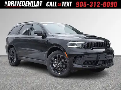 Black 2026 Dodge Durango SUV / Crossover All-Wheel Drive 8-Speed Automatic