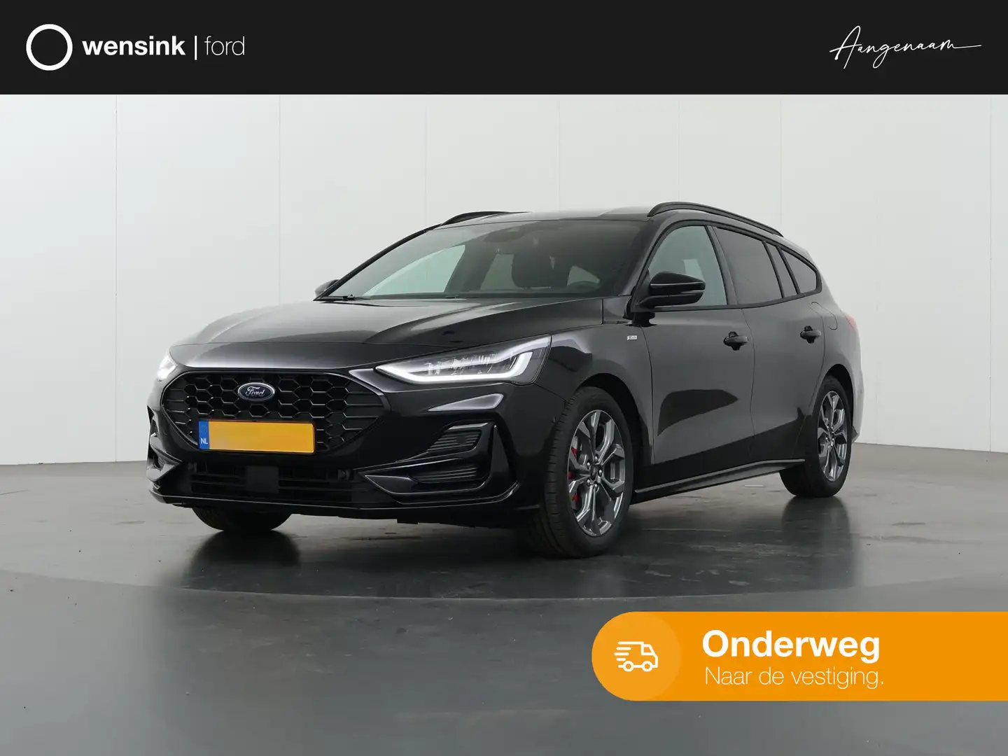 Ford Focus Wagon 1.0 EcoBoost Hybrid ST Line X Winterpack | D Zwart - 1