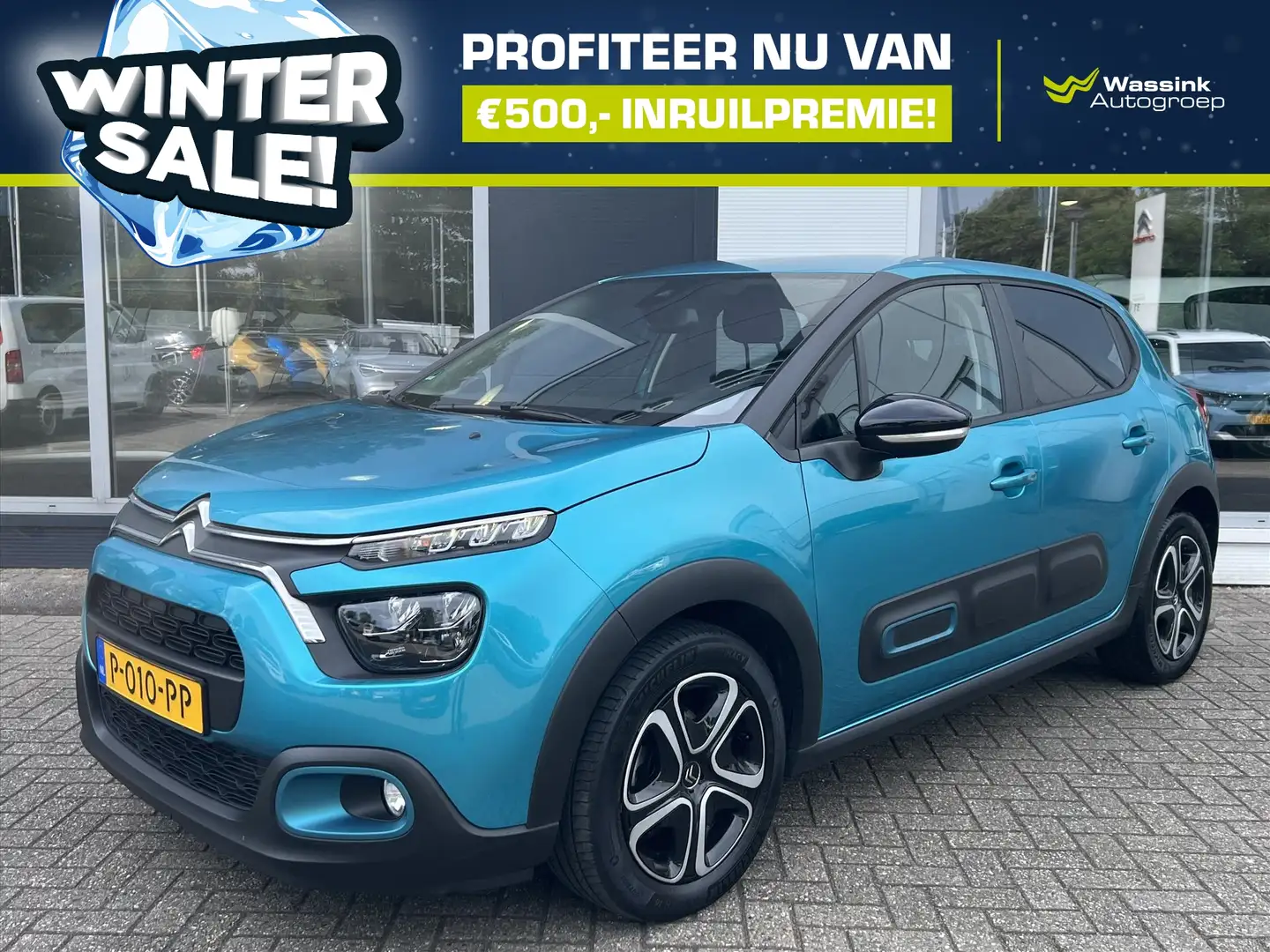 Citroen C3 | WINTERSALE | 1.2 Feel 83pk | Navigatie | Cruise Blau - 1