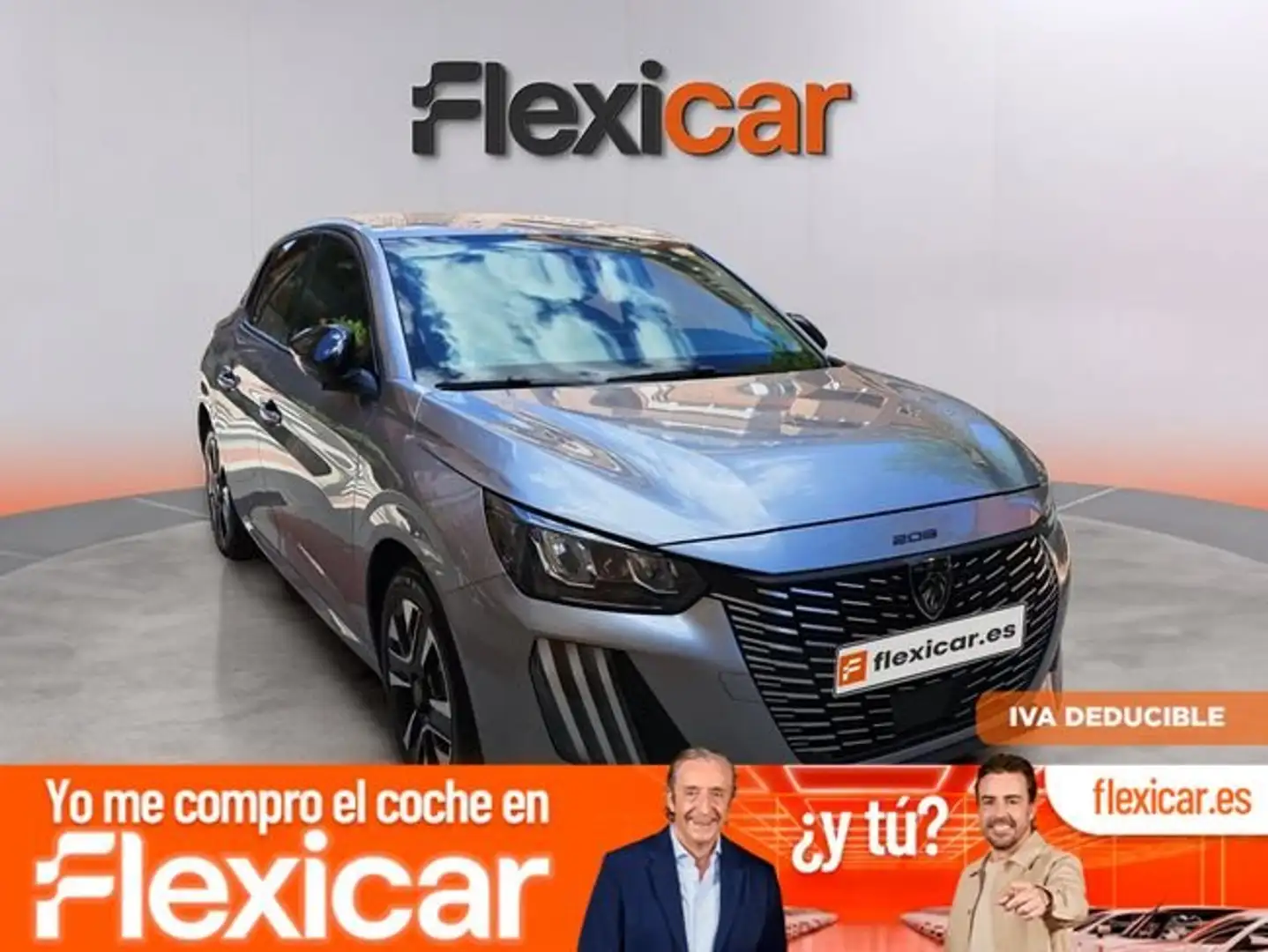 Peugeot 208 Allure Gasolina 100 S&S 6 Vel. MAN Gris - 1
