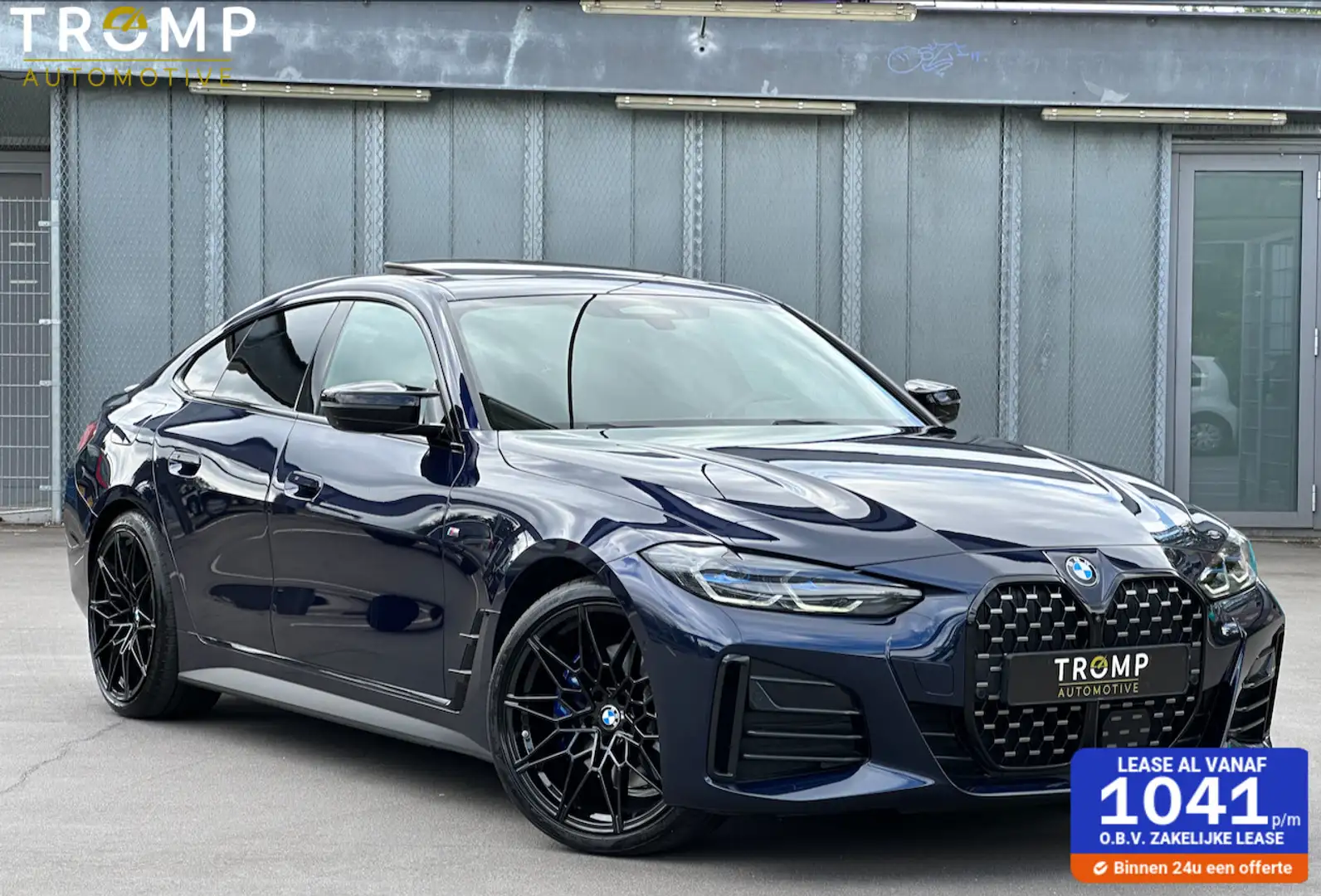 BMW 440 4-serie Gran Coupé M440i xDrive High Exec. M-Sport Blauw - 1