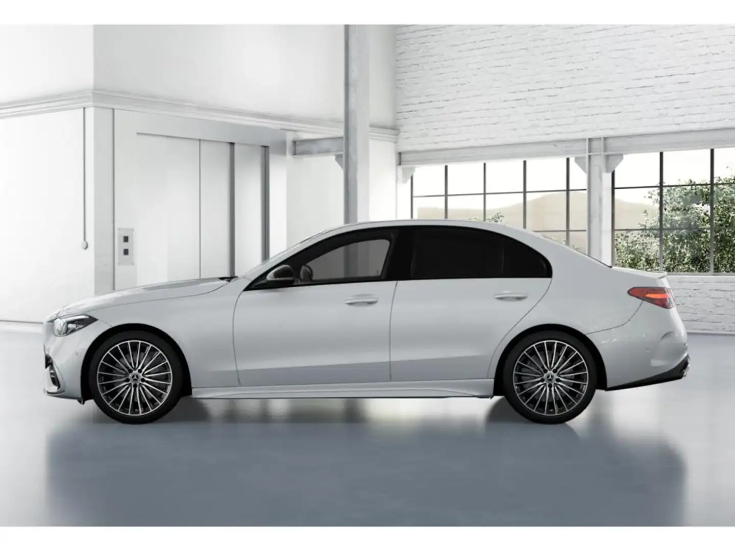 Mercedes-Benz C 200 AMG TOTWINKEL+MEMORY+KAMERA+KEYLESS+19" Weiß - 2
