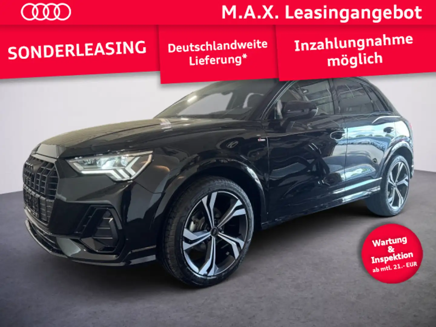 Audi Q3 S-LINE 35 TFSI S tronic MATRIX+MMI+LM20 Schwarz - 1
